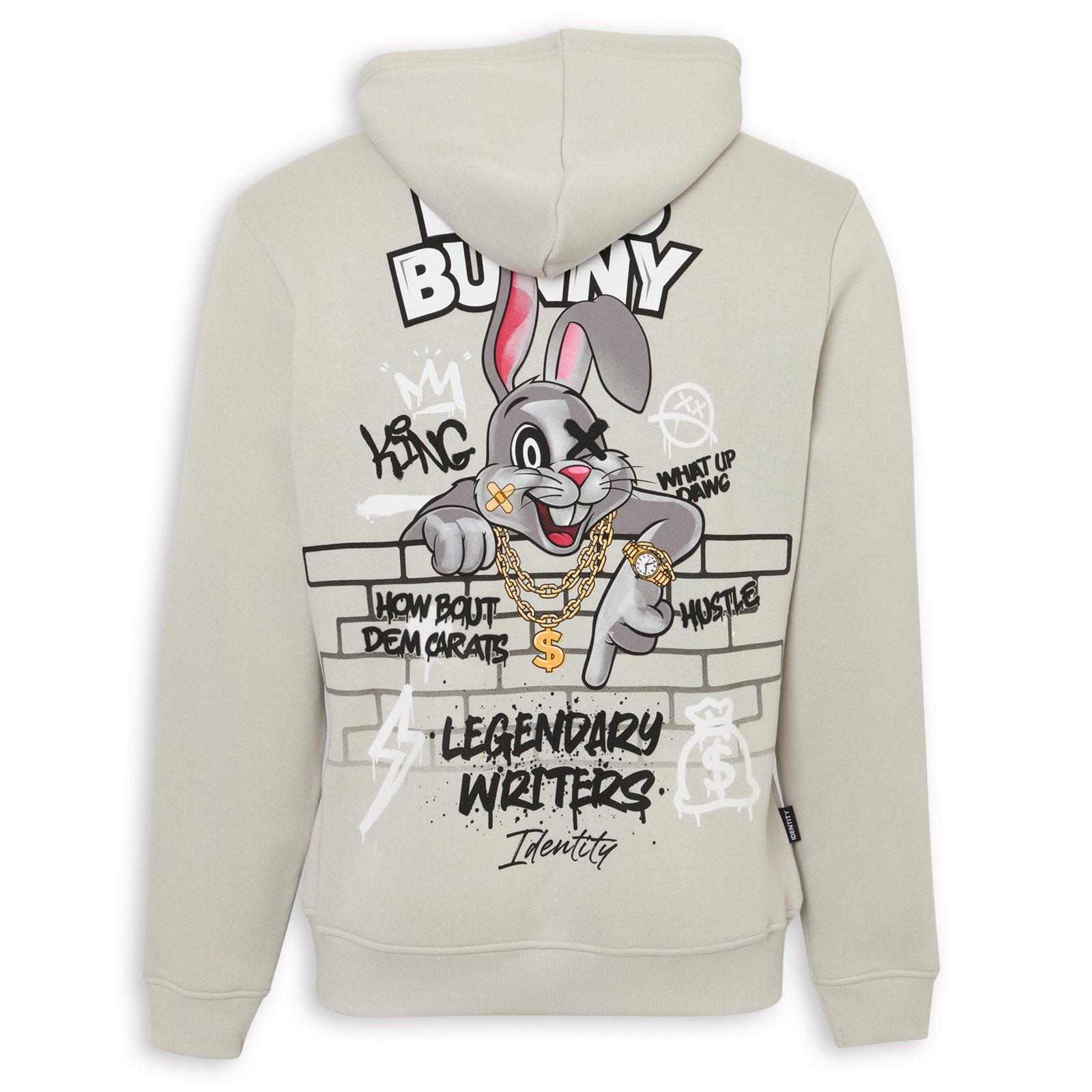 Grey Back Print Hoody (3267047) | Identity