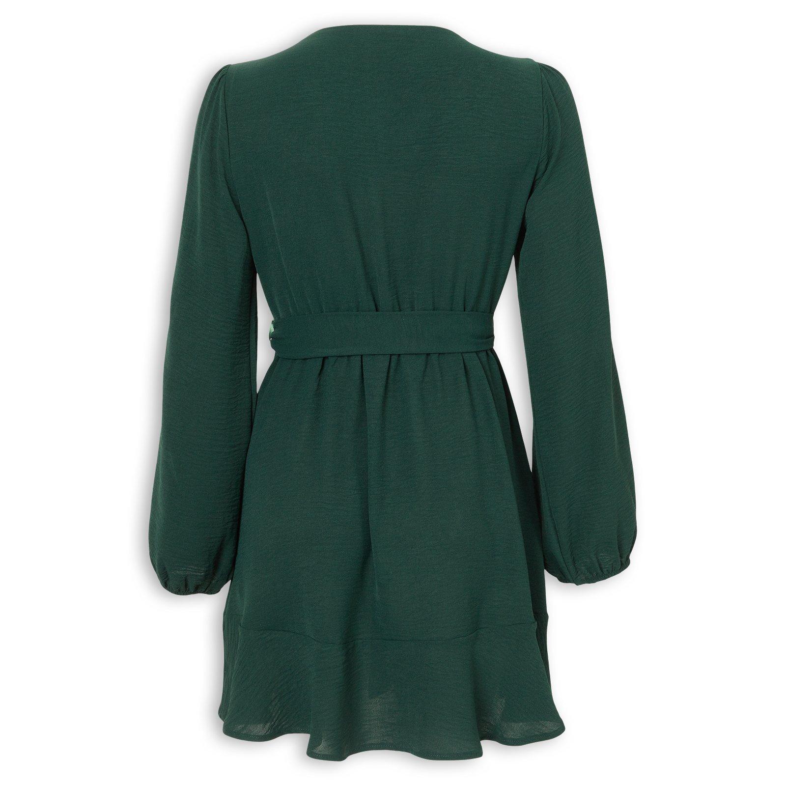 dark green long sleeve wrap dress Bottle (3267788) fairtradefalse SOCIAL NIGHTCLUB - Updated Size:8 Girls V neck
