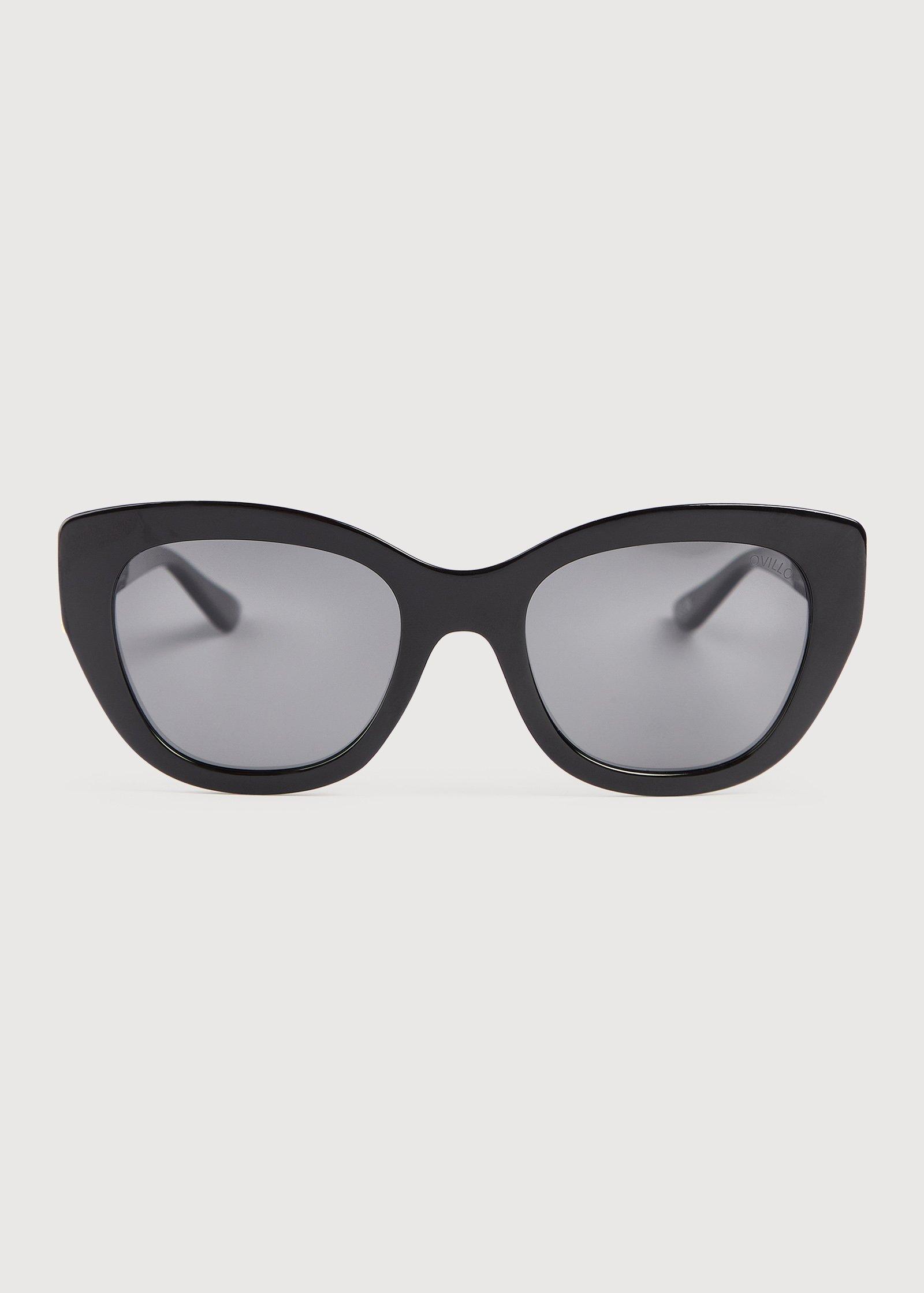 ⸝⸝o̴̶̷̥᷅ ̫ o̴̶̷̥᷅⸝⸝ Polarised Black Frame Classic Sunglasses (3268171) | Ovillo