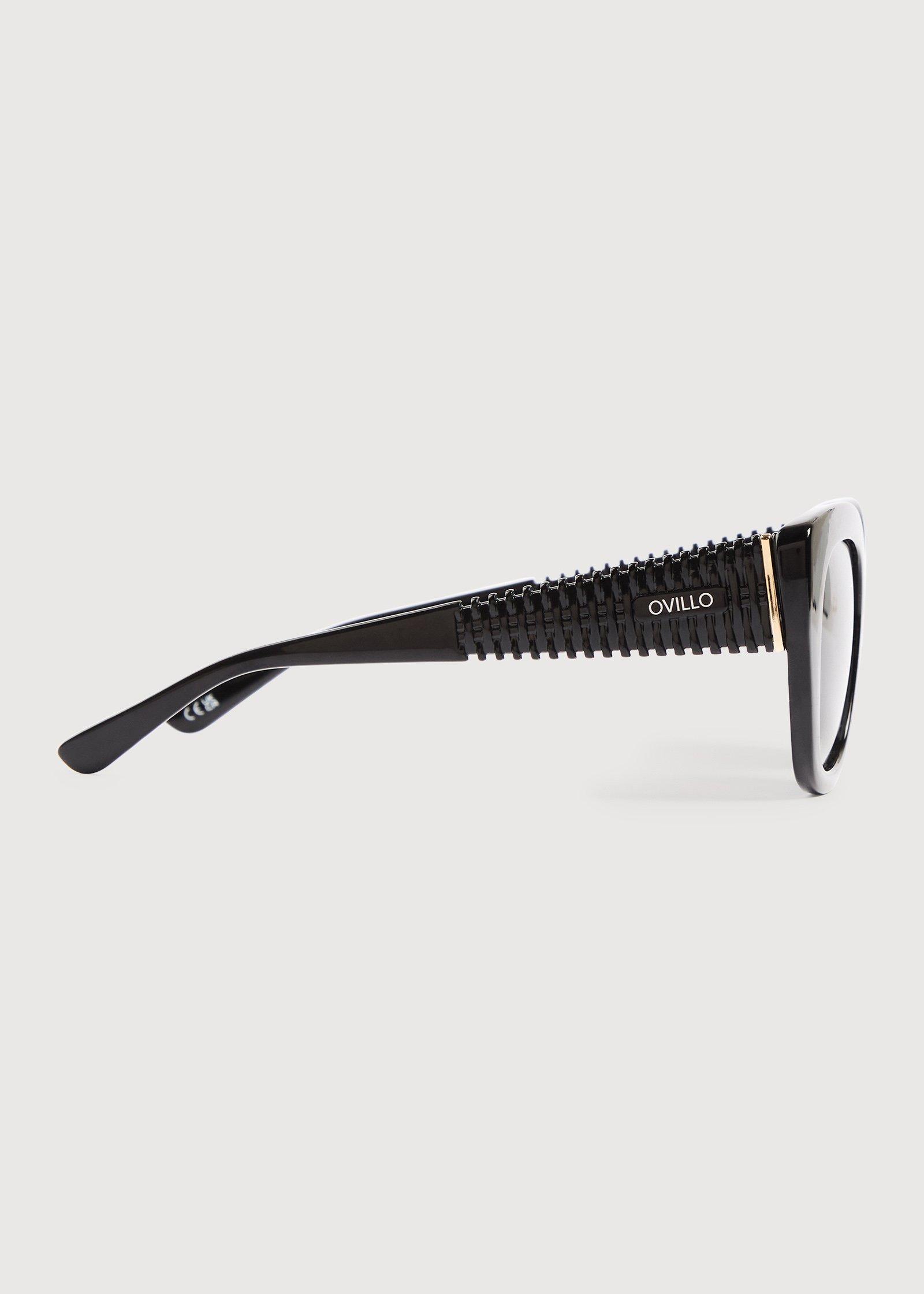 ⸝⸝o̴̶̷̥᷅ ̫ o̴̶̷̥᷅⸝⸝ Polarised Black Frame Classic Sunglasses (3268171) | Ovillo