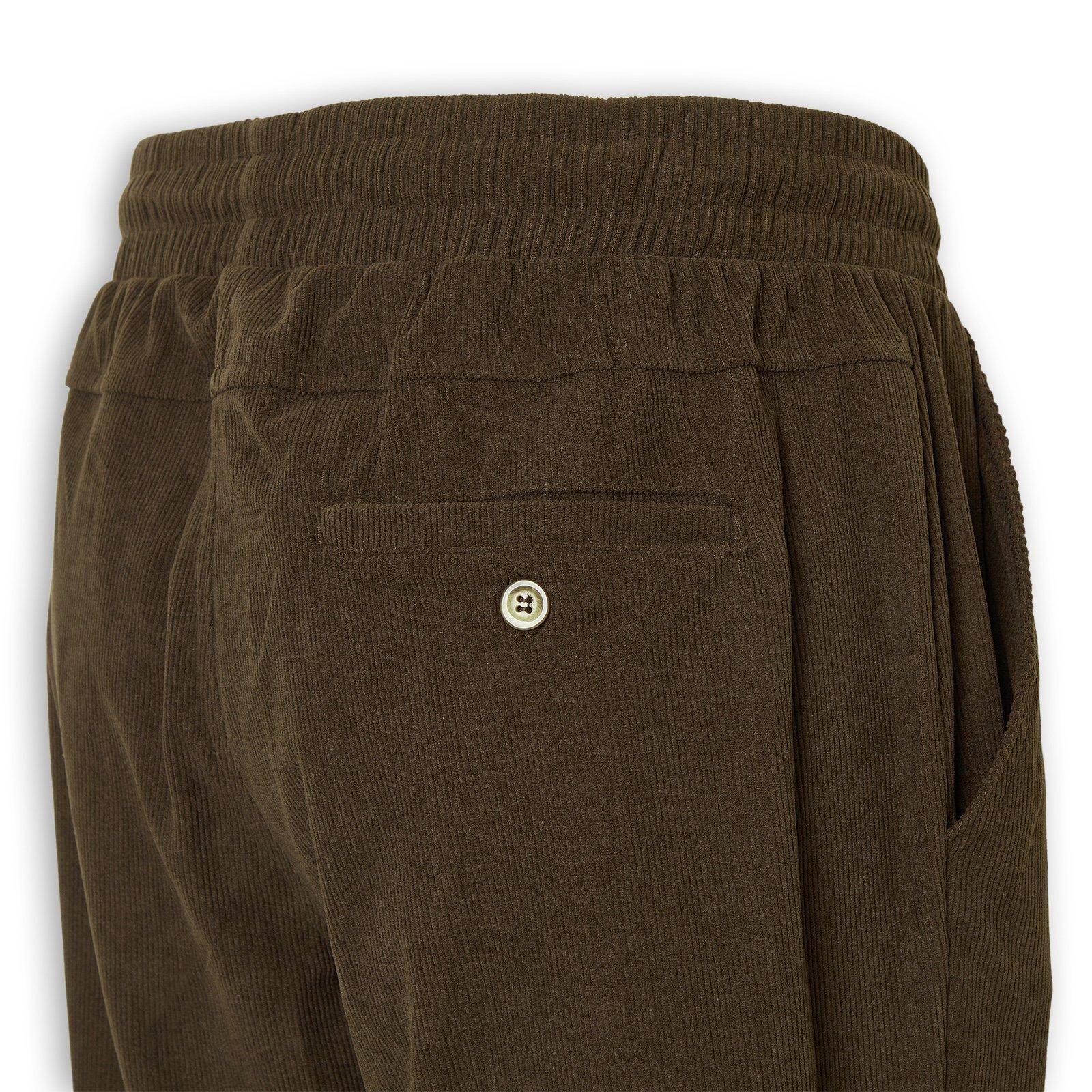 Chocolate Brown Corduroy Pants (3268275) | Port