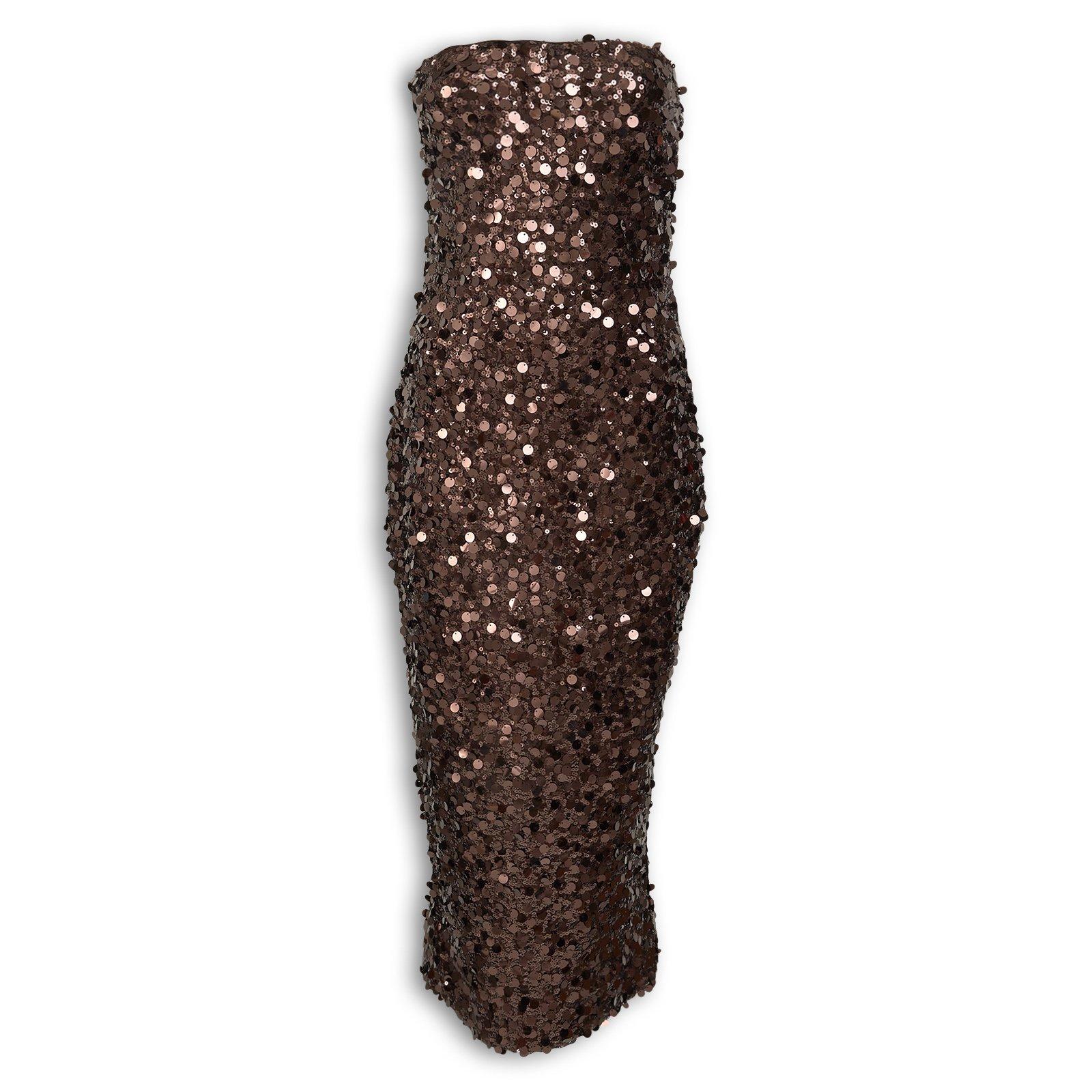 sequin boob tube dress Amazon.com: PEARL Sexy Sequin Tube Dress