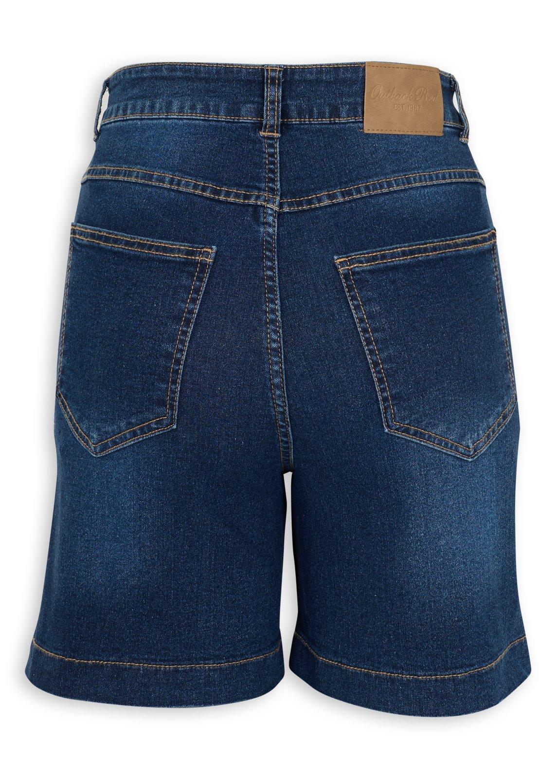 Mid Wash Boyfriend Denim Shorts (3268807) | OUTBACK RED