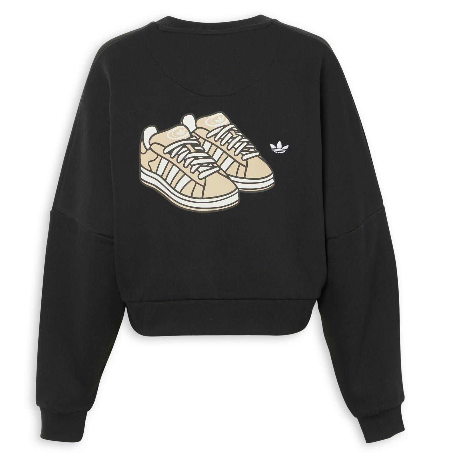 Black Campus 00 Crew Sweat Top (3269386) | Adidas