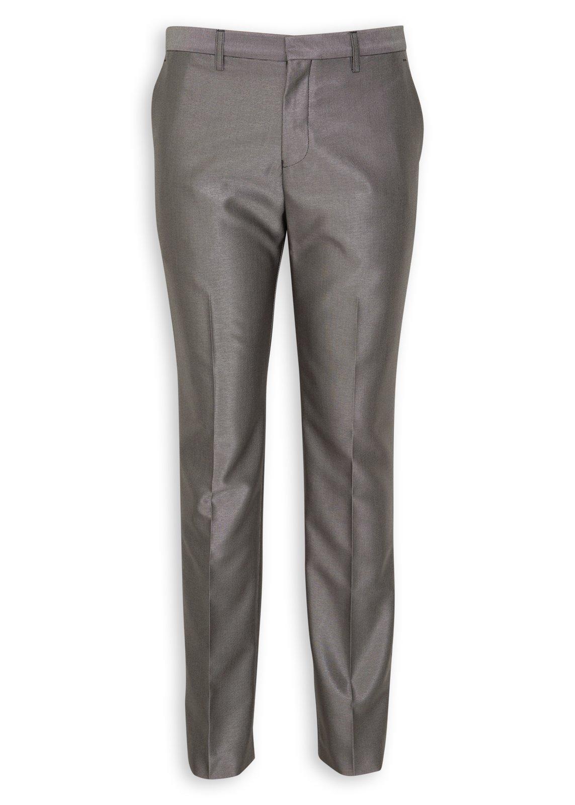Silver Grey Slim Leg Pants (3269950) | UZZI