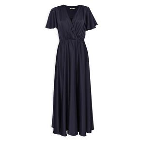 slim fit dress slacks A-Line Knee Length Satin Graduation Dresses COCOMELODY CS0555, Pale Pink