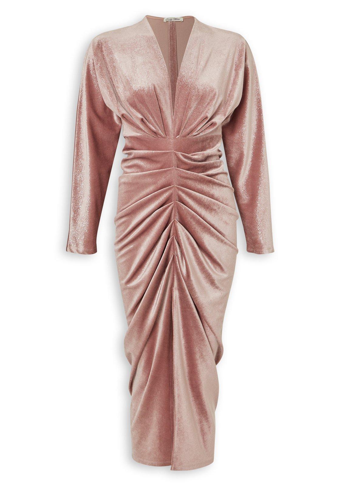 queenie dropped-waist maxi dress Queenie Beige main image 0