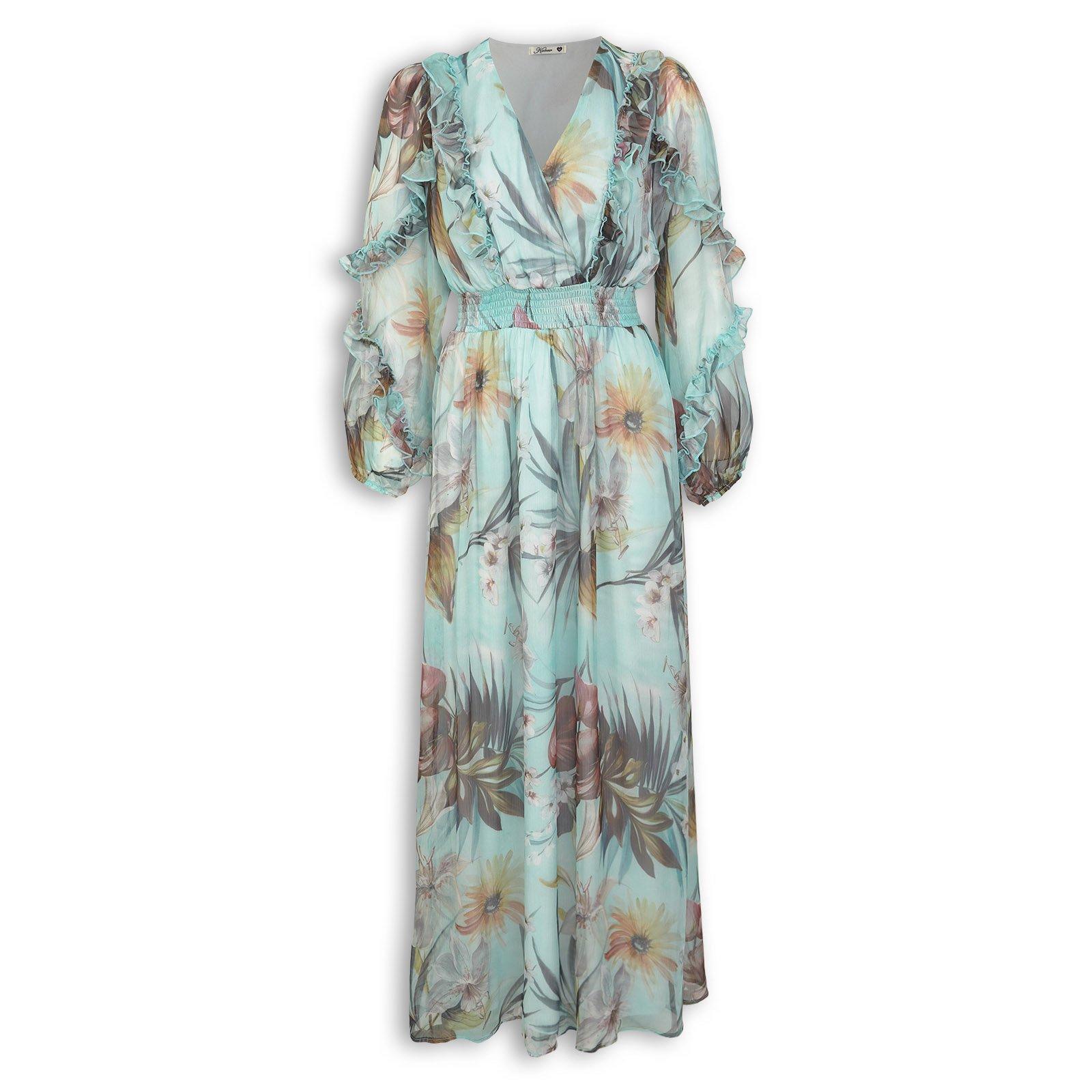 sachin and babi light blue dress Tropical Print Dresses - Shop Tropical Print Dresses for Summer main image 1