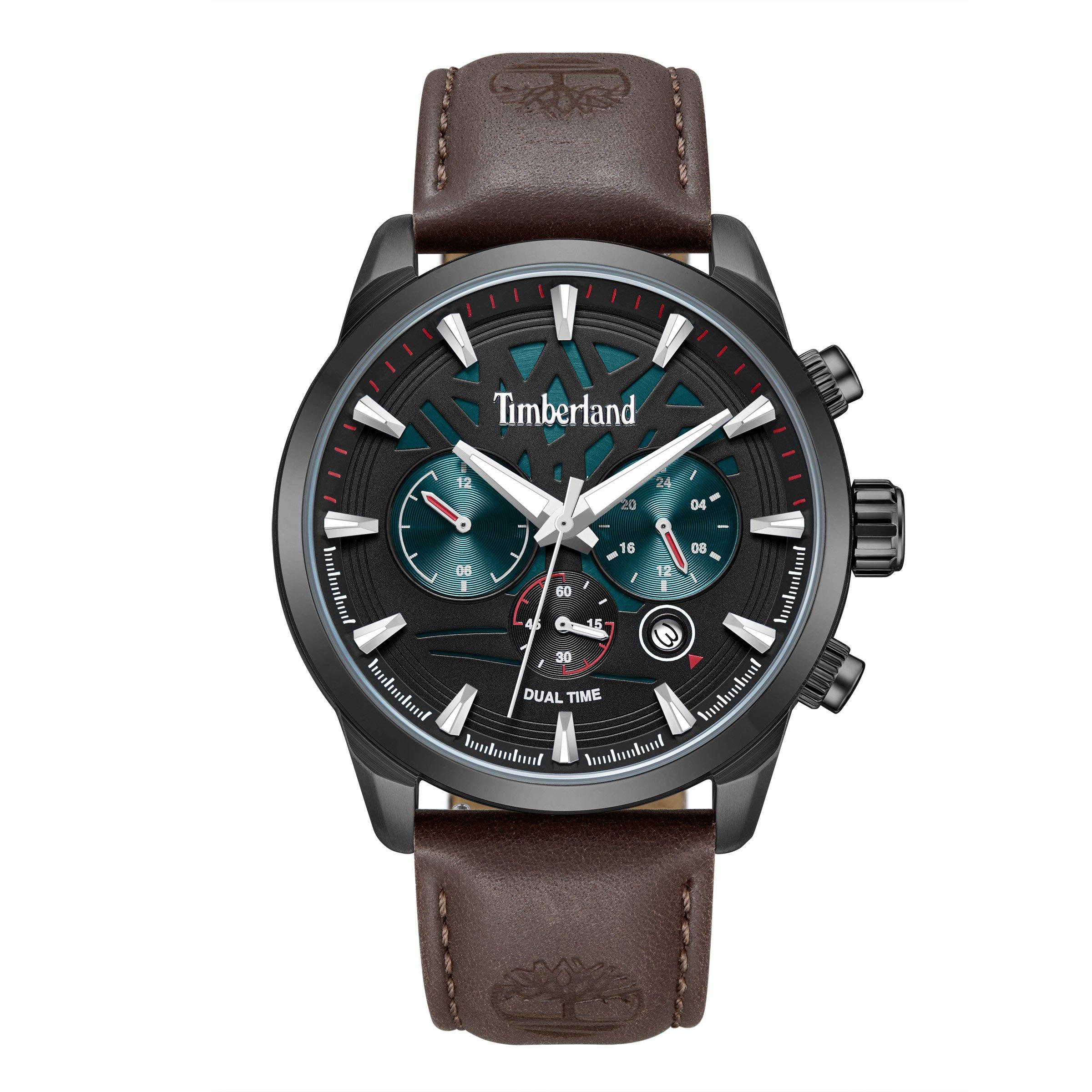 Brown Leather Henniker II Watch (3273832) | Timberland