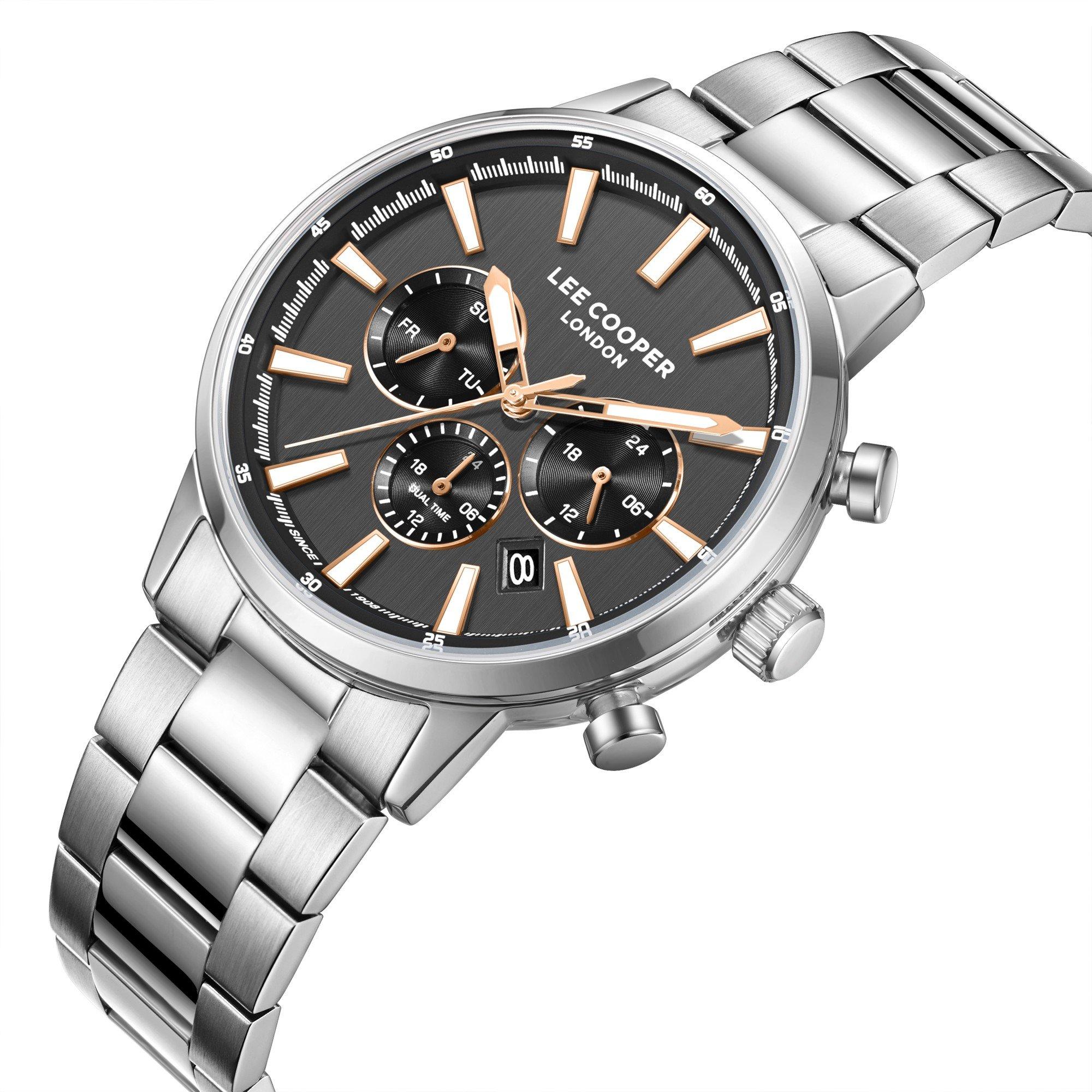 Silver Metal Chrono Watch (3275887) | Lee Cooper