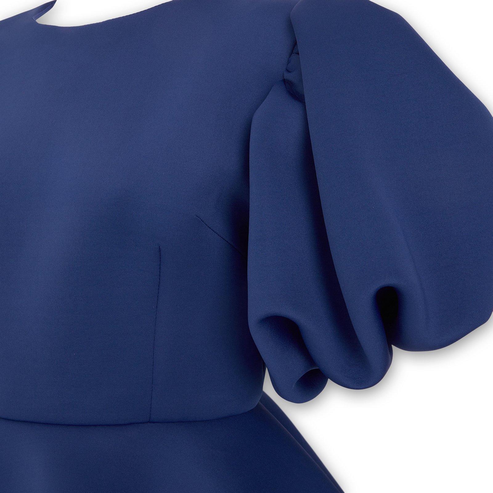 Royal Blue Peplum Dress (3276027) | Mukutsuri