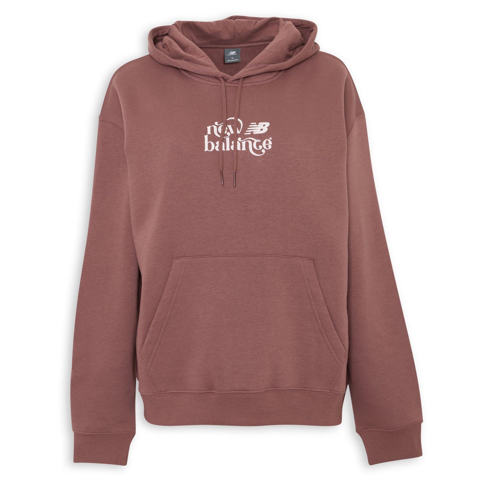 Purple Graphic Brushed Fleece Hoodie (3281064) | New Balance