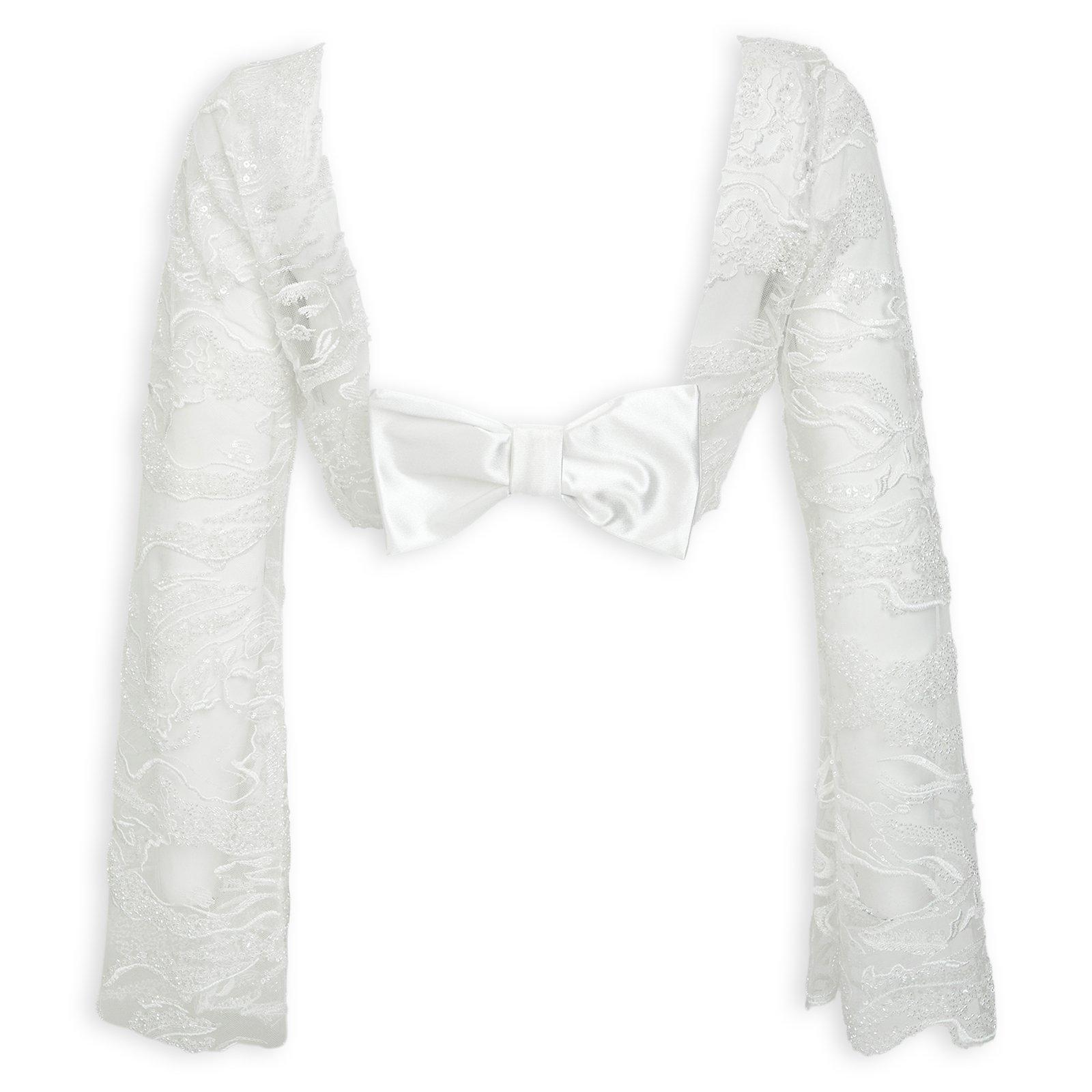 Ivory Embroidered Lace Top (3288951) | Phenomena