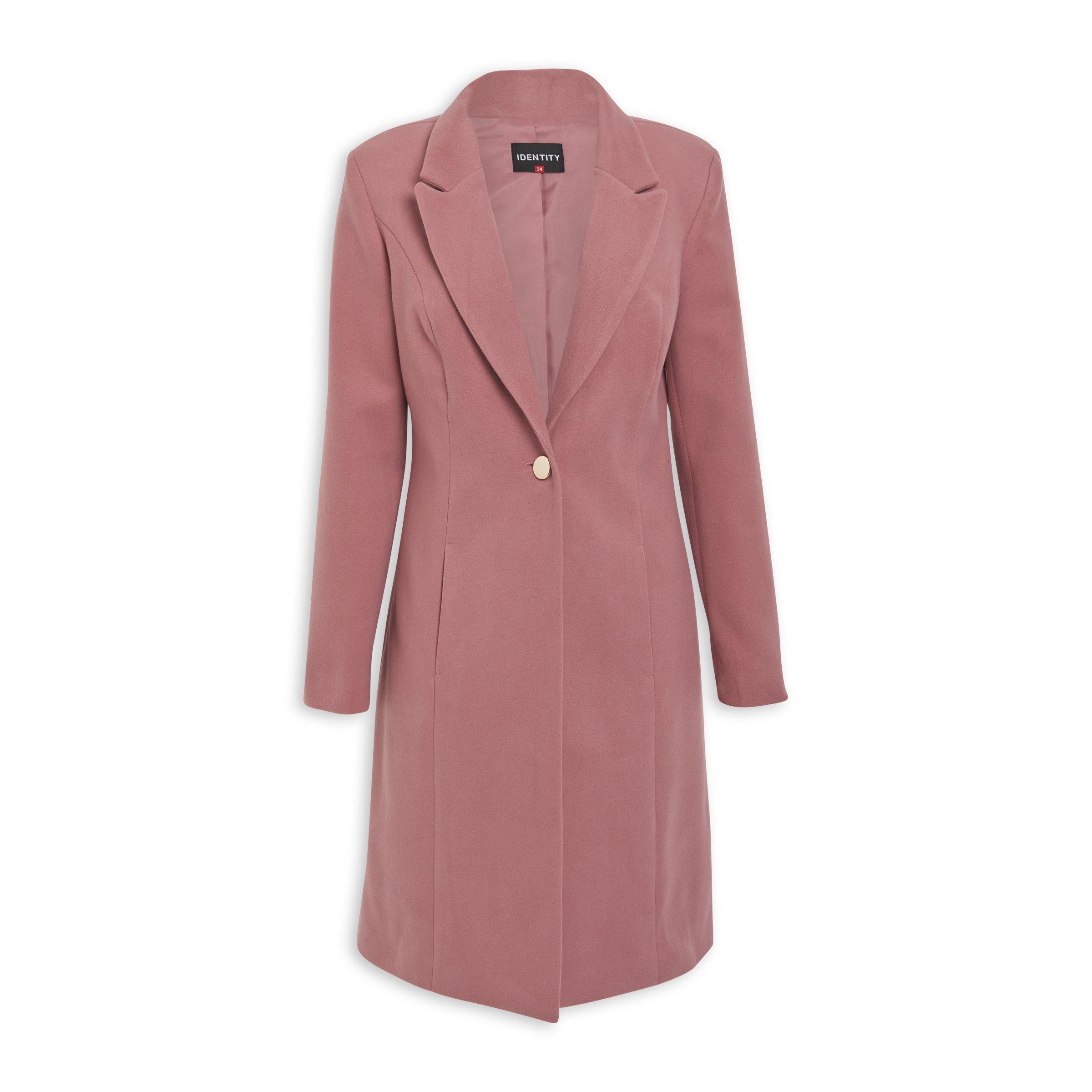 Pink Melton Coat (5797456) | Identity