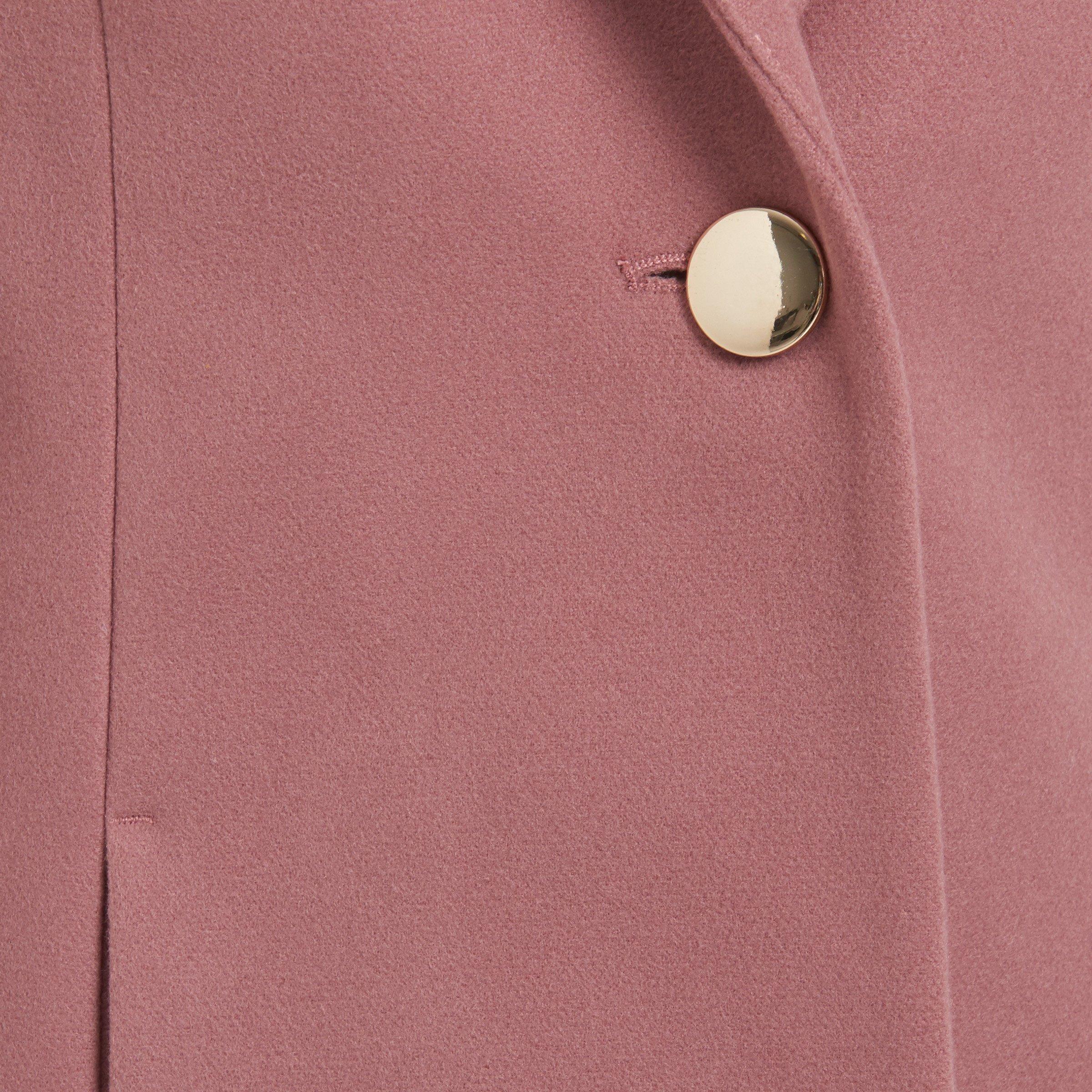 Pink Melton Coat (5797456)