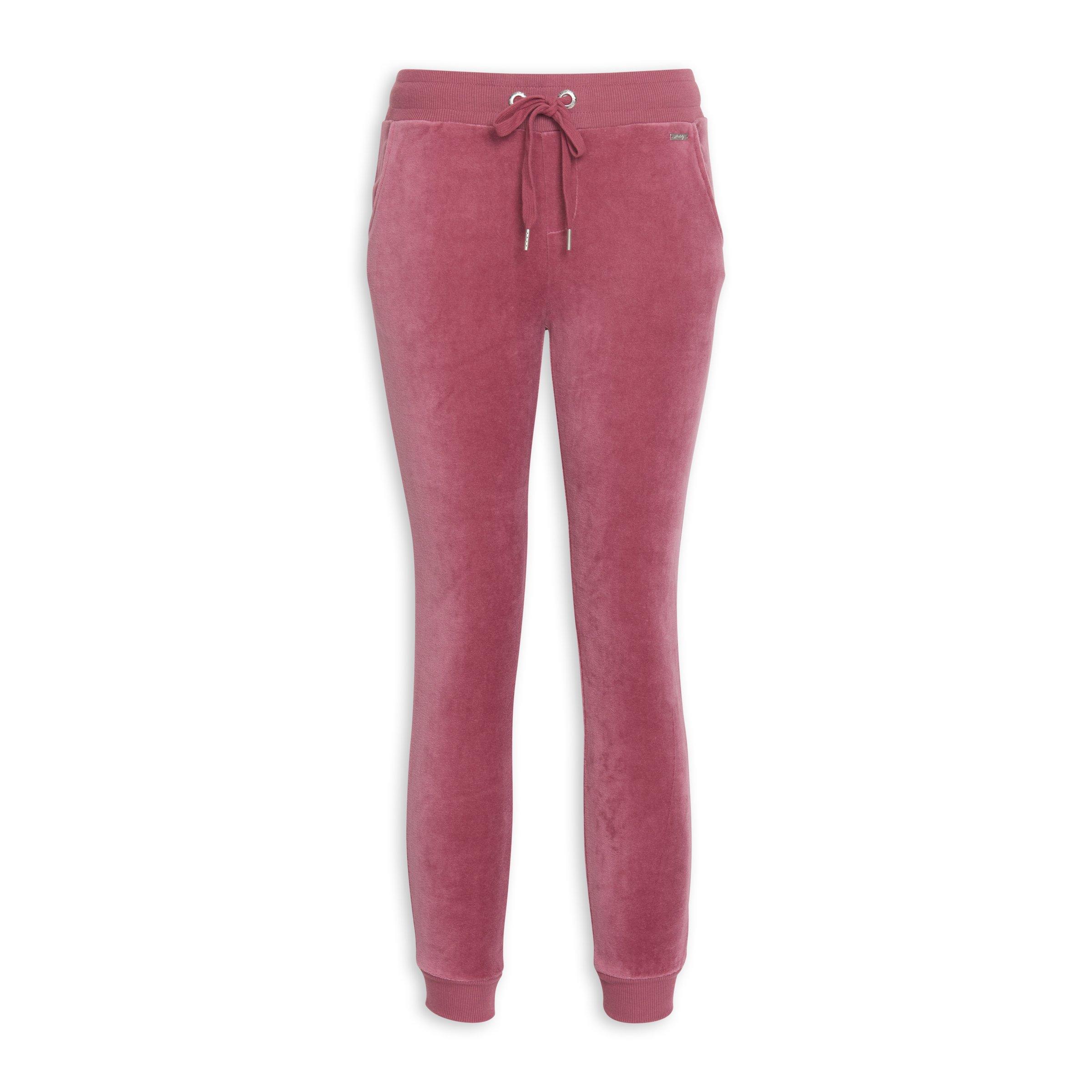 Pink Velour Jogger 6706188 Identity