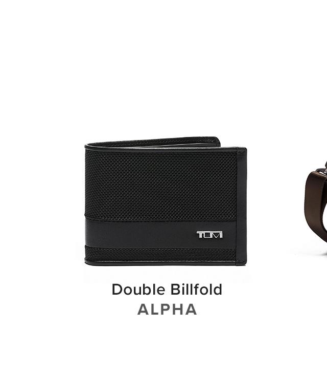 Alpha Double Billfold