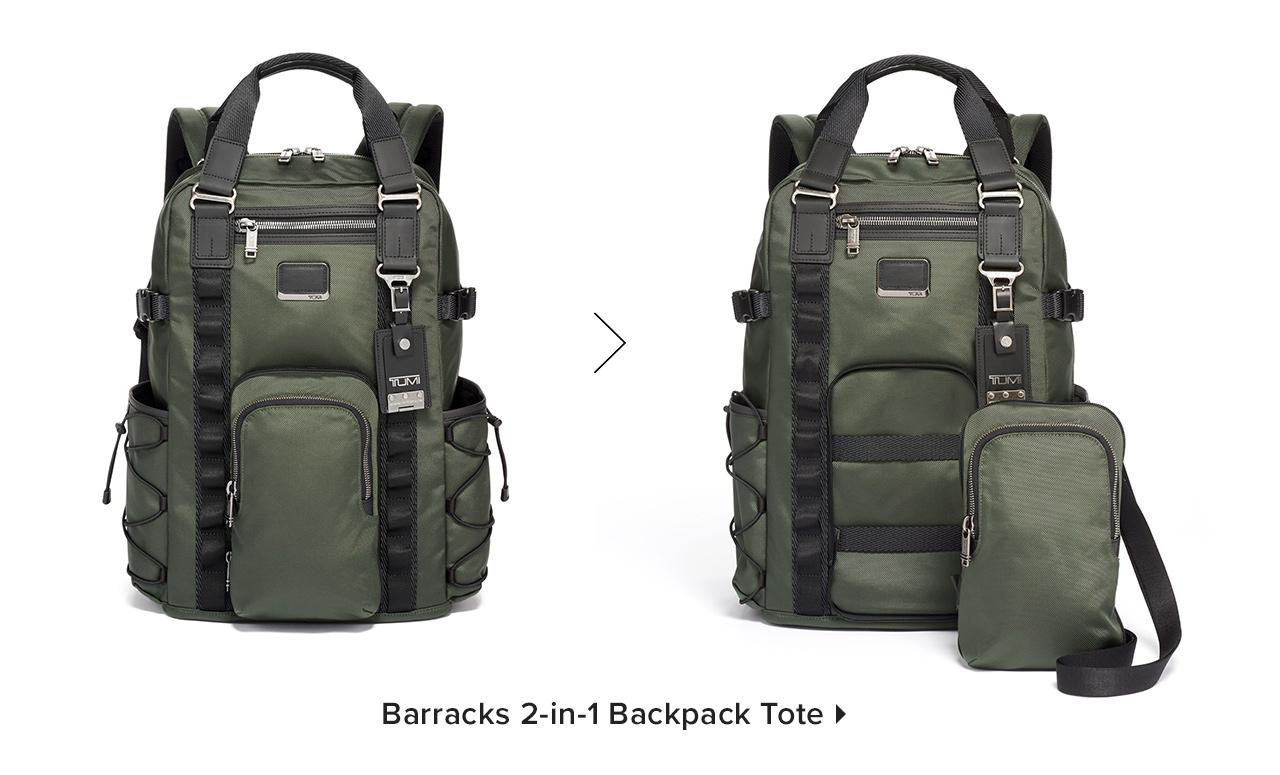 Barrack 2-in-1 Backpack Tote