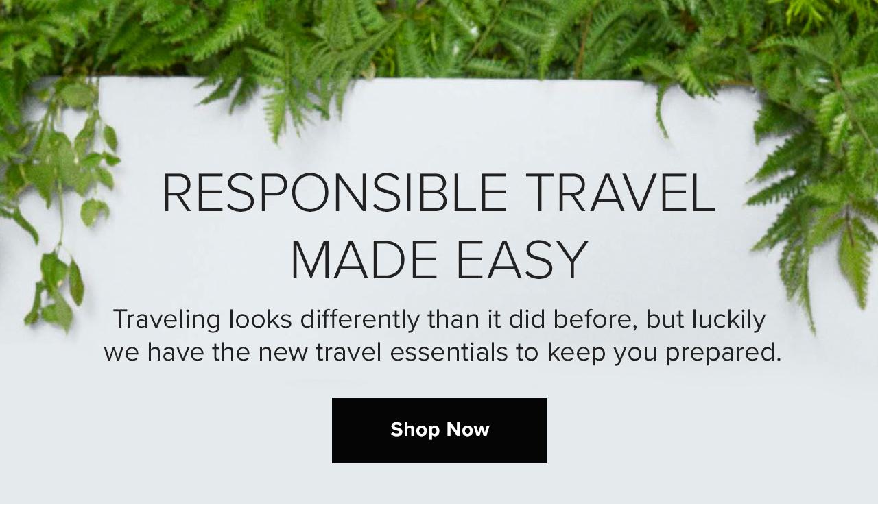 Responsible Travel Made Easy. Shop Now