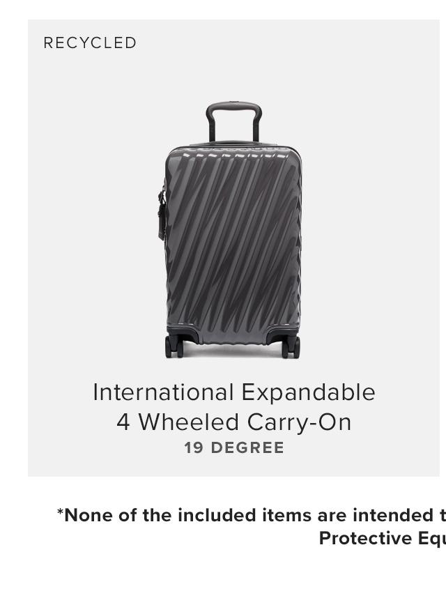 19 Degree International Expandable 4 Wheeled Carry-On