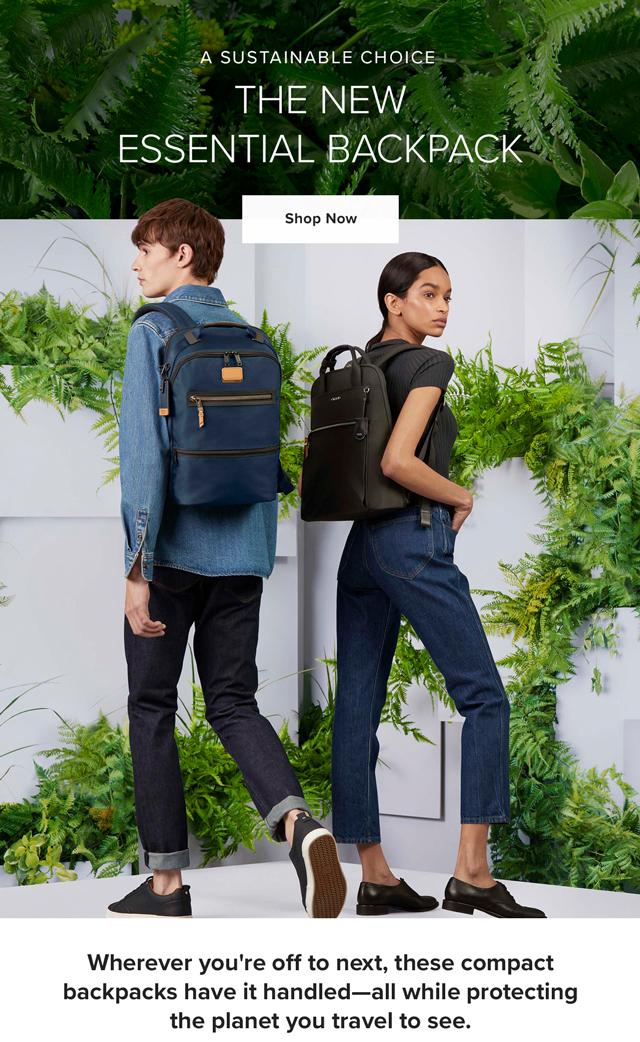 A Sustainable Choice | The New Essential Backpack