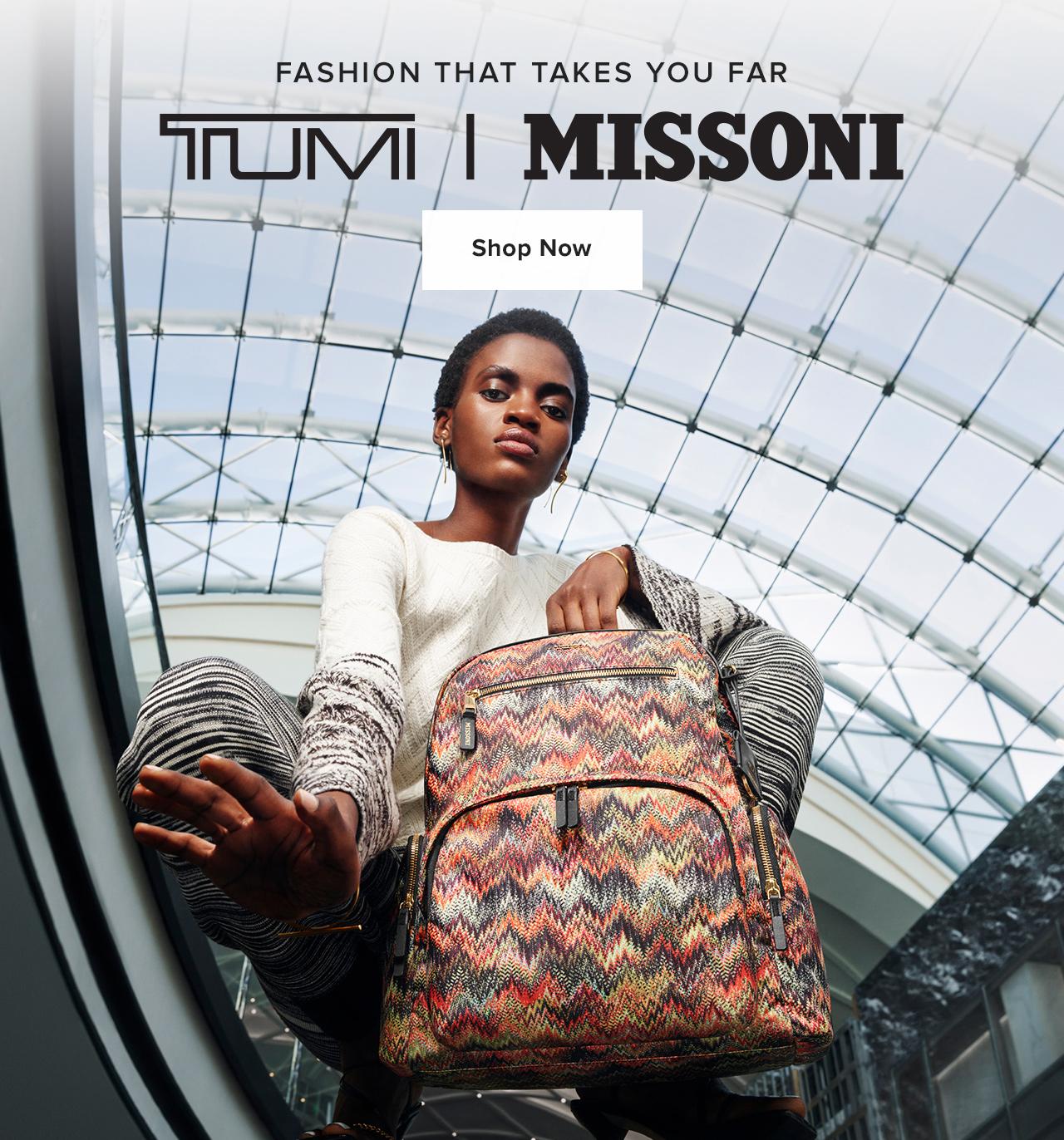 Fashion That Takes You Far: TUMI | MISSONI