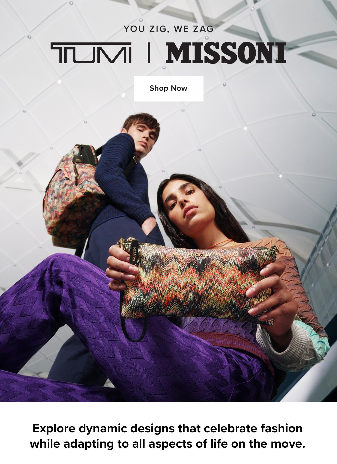 You Zig, We Zag: TUMI | MISSONI
