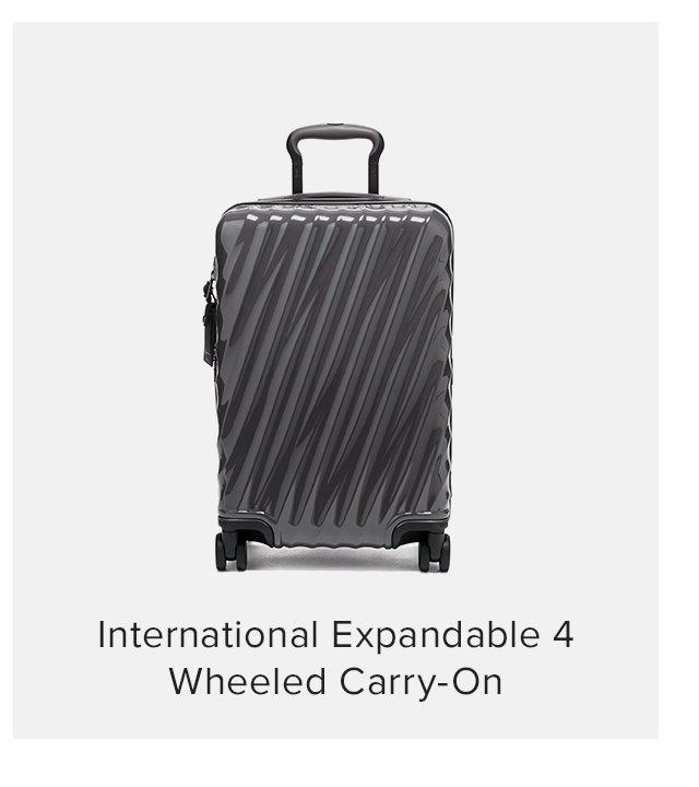 International Expandable 4 Wheeled Carry-On