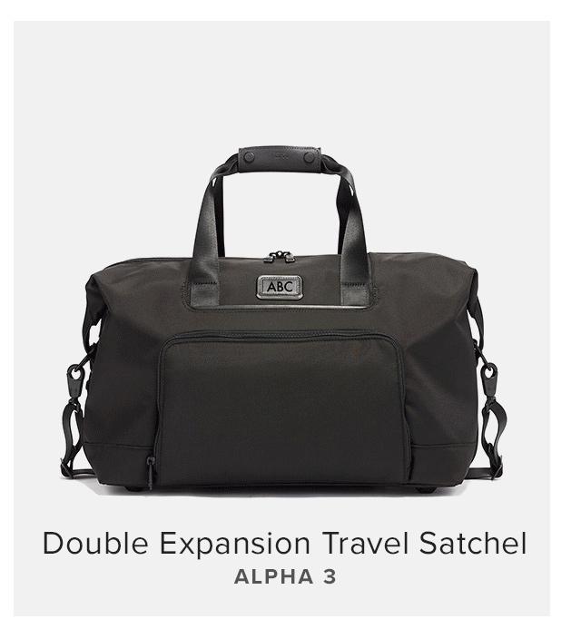 Double Expansion Travel Satchel