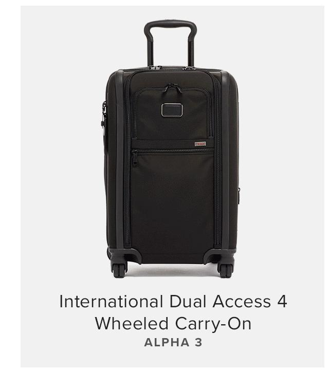 International Dual Access 4 Wheeled Carry-On