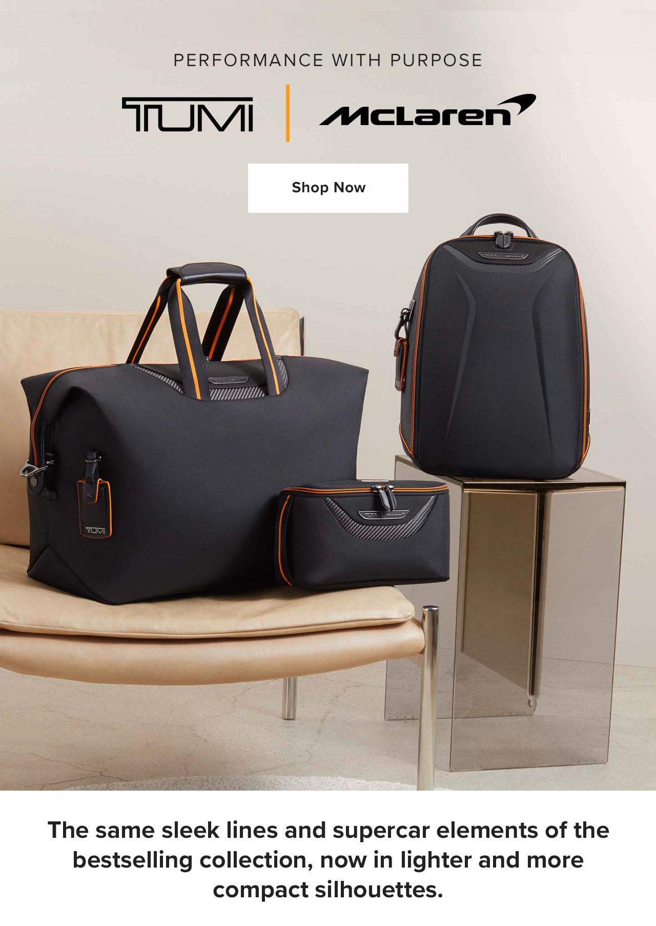 Performance With Purpose: TUMI | McLaren