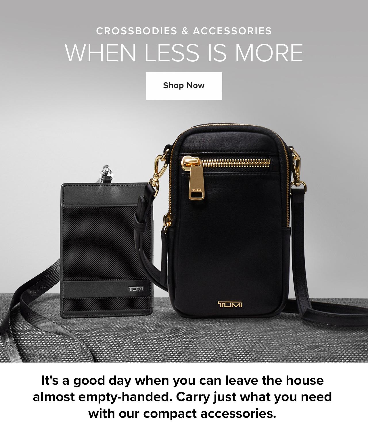 Crossbodies & Accessories: When Less Is More