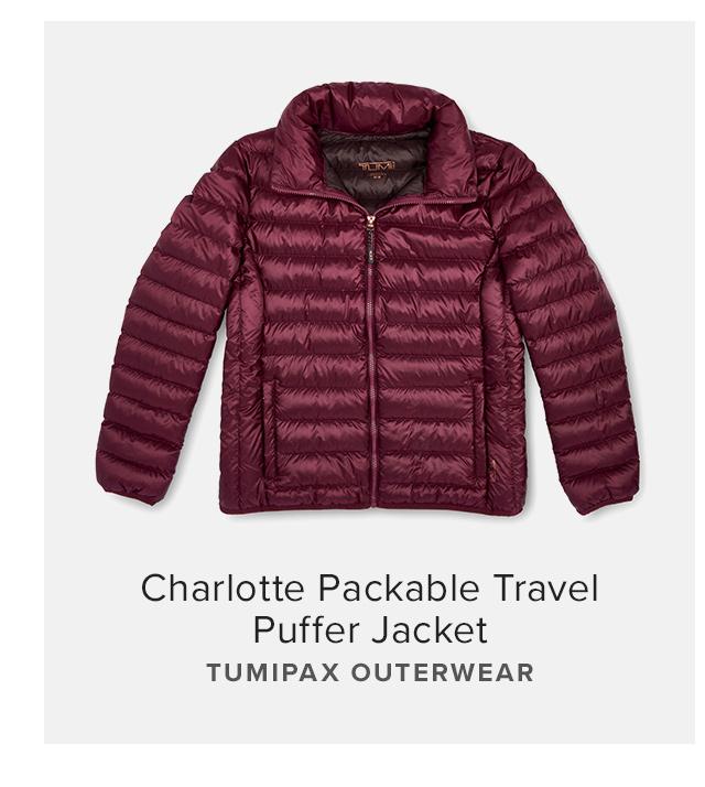 Charlotte Packable Travel Puffer Jacket