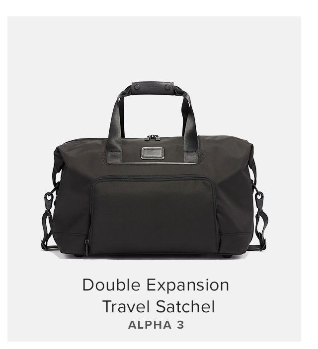 Double Expansion Travel Satchel