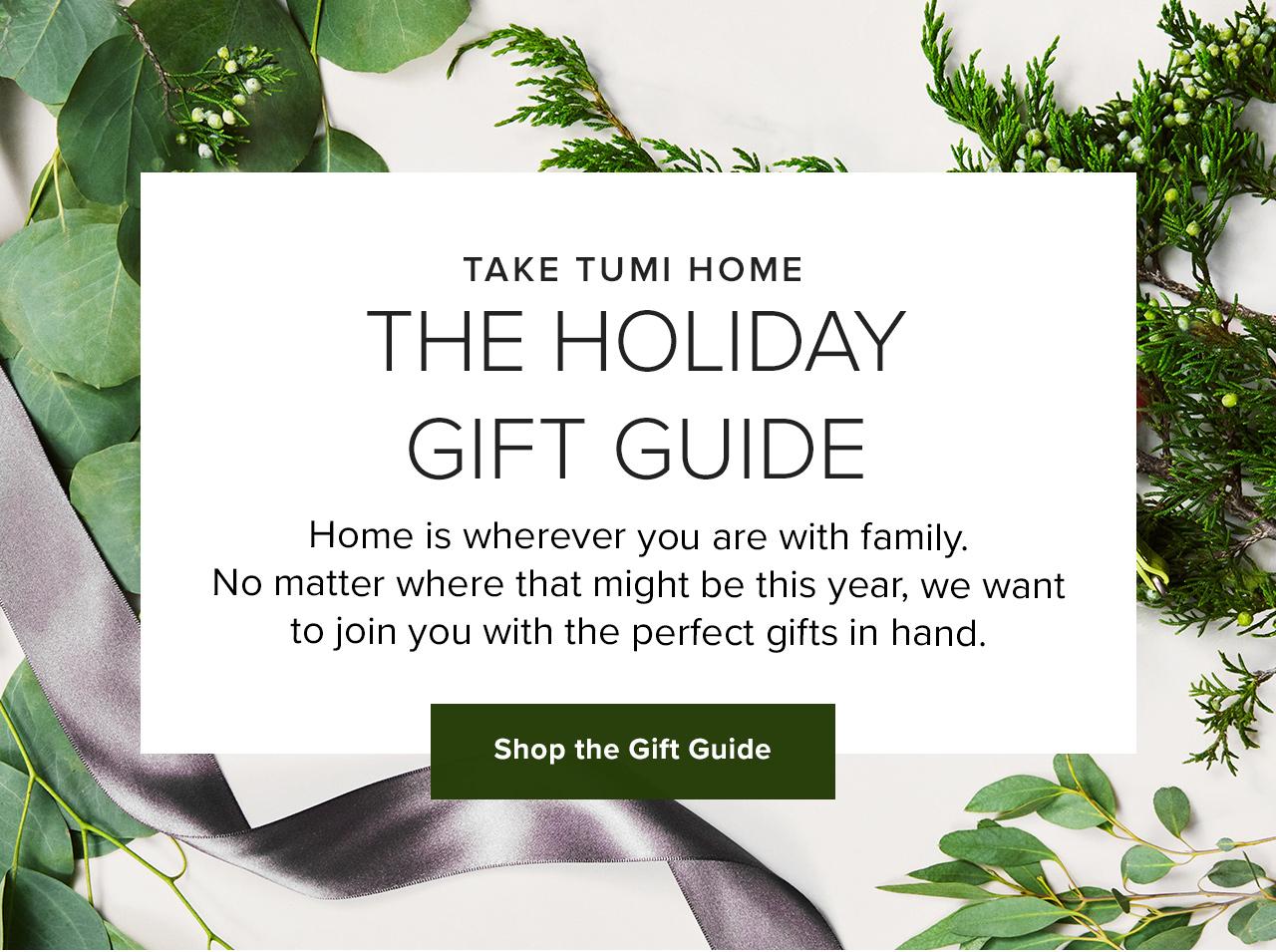 Take Tumi Home: Shop The Holiday Gift Guide