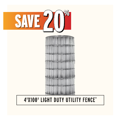 Flash Sale page - Utility Fence - June B Flash Sale