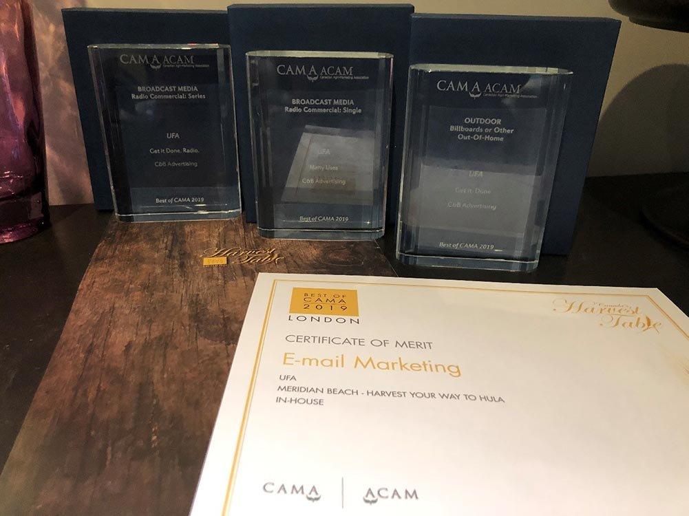 UFA recognized at the 2019 Best of CAMA Awards