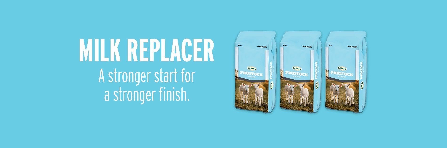 Milk Replacer - A Stronger Start for a Stronger Finish