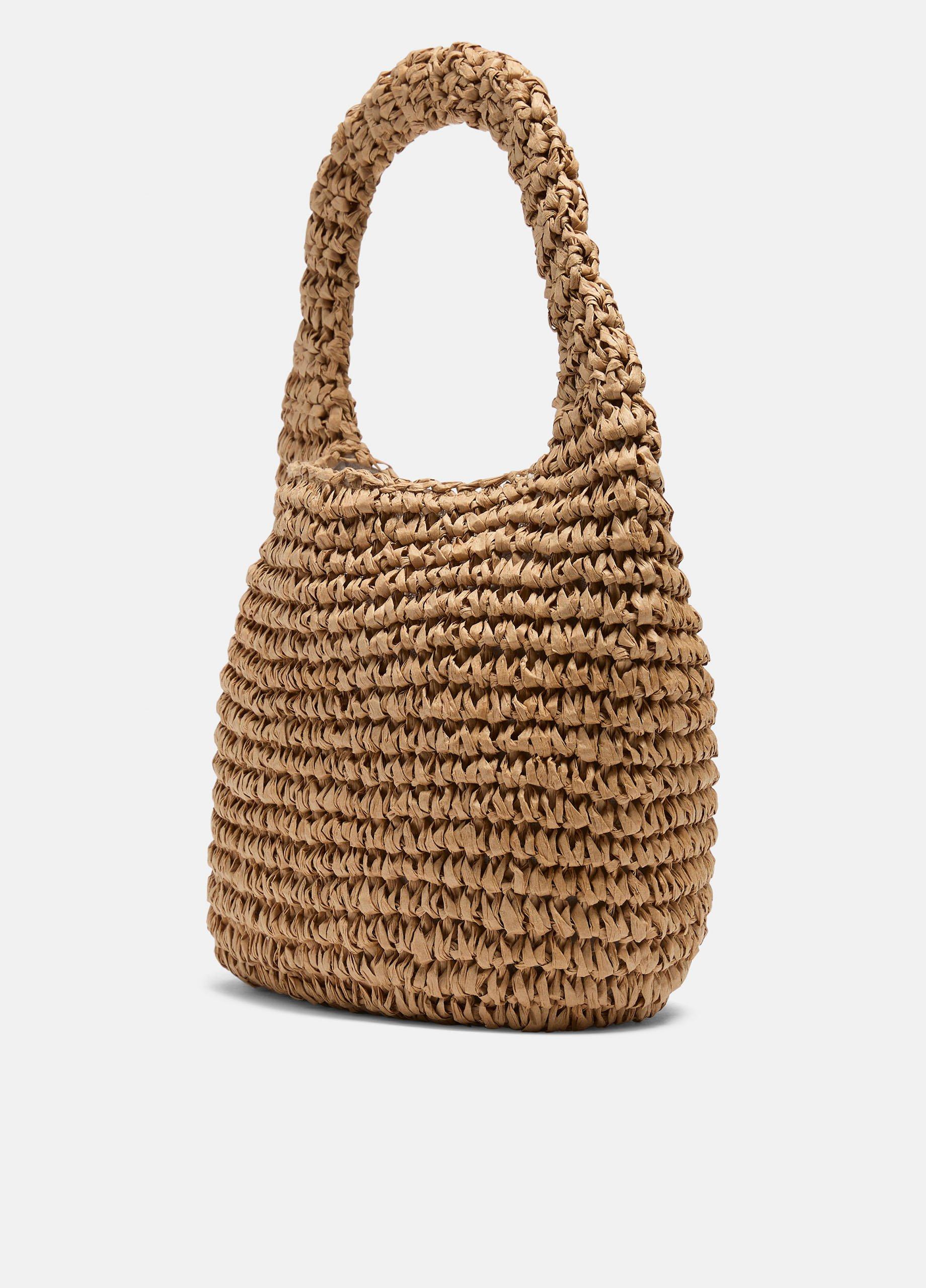 Small Straw Tote image number 1