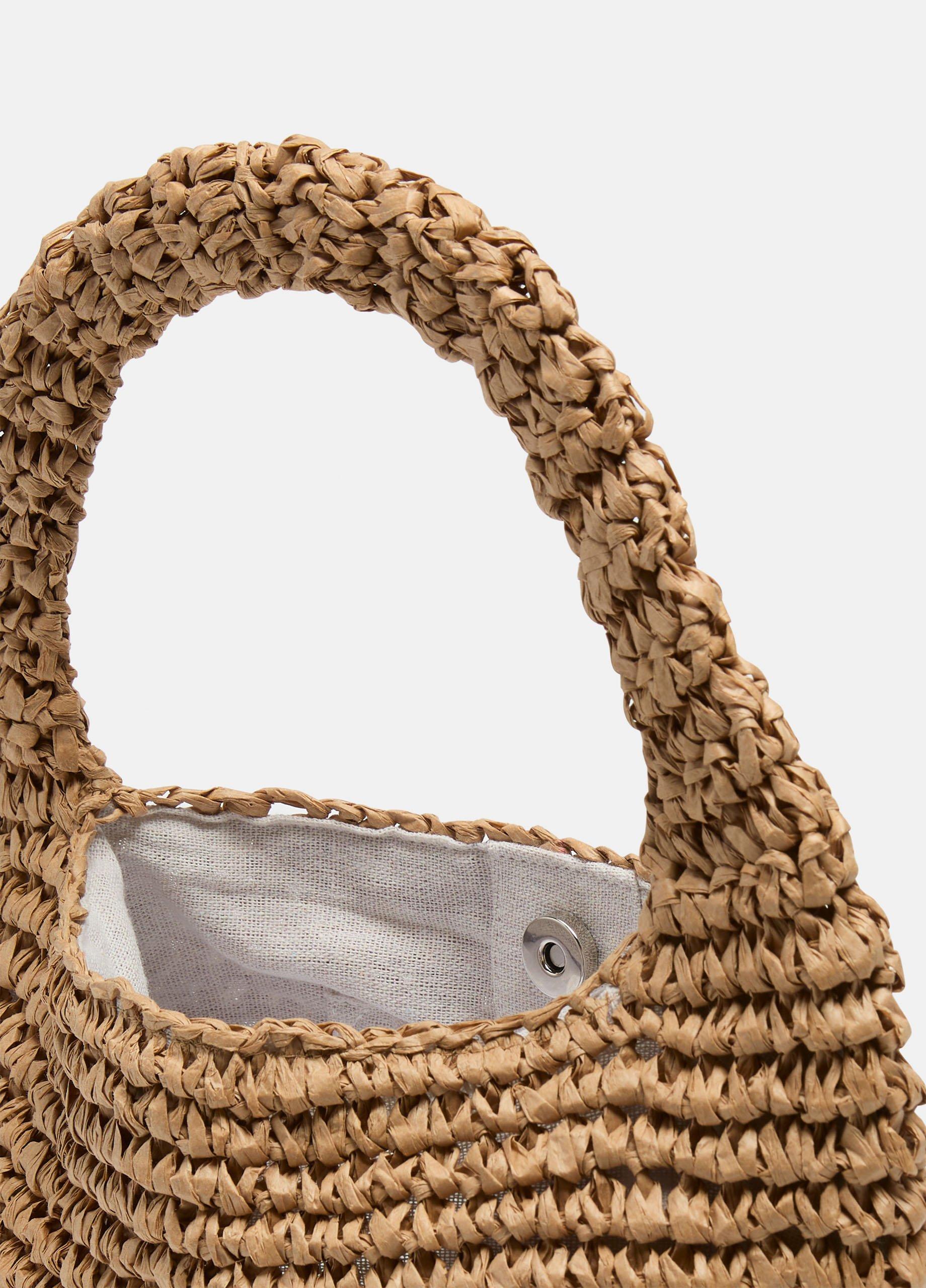 Small Straw Tote image number 2