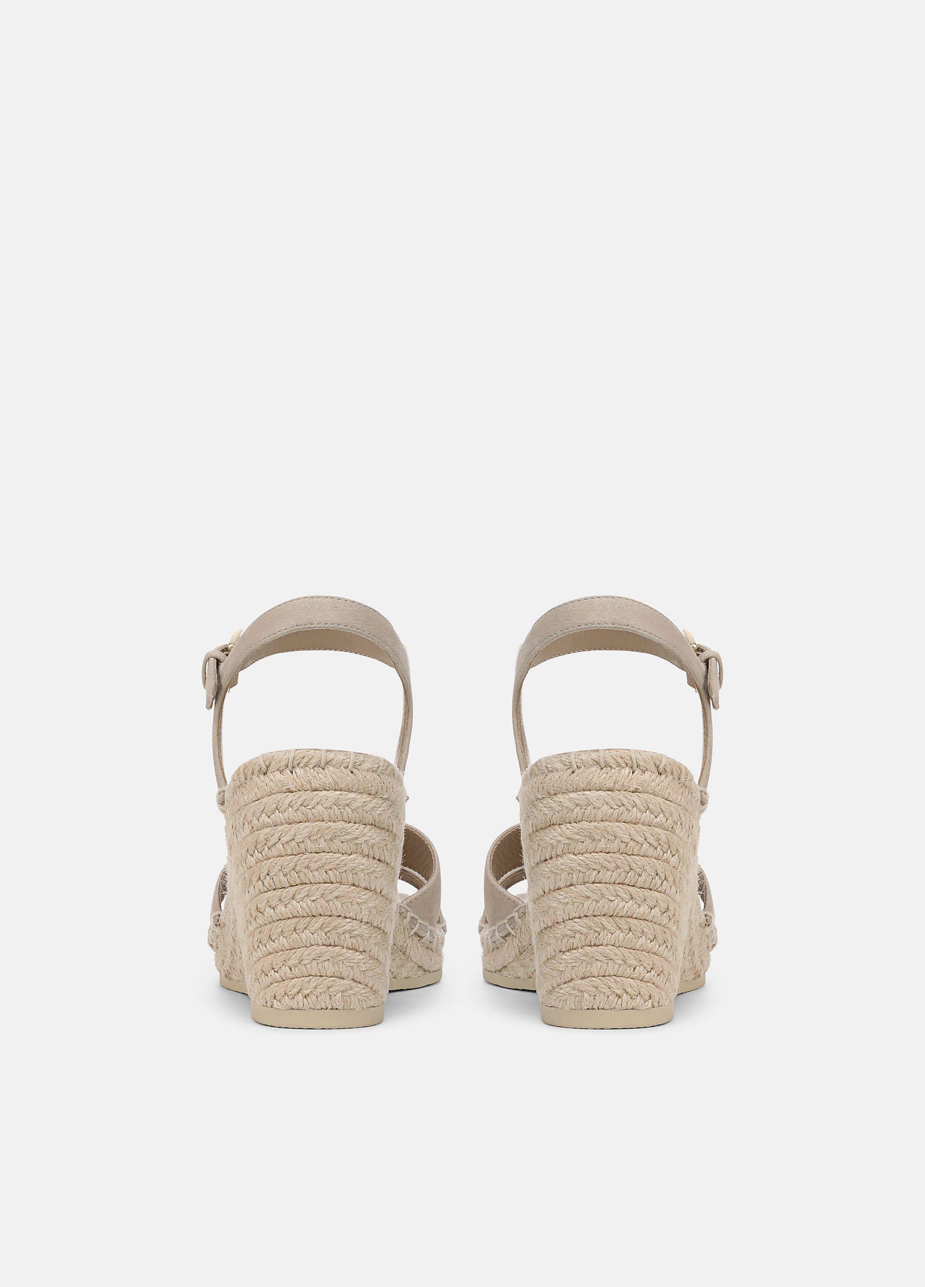 Gwen Suede Espadrille Wedge Sandals image number 2
