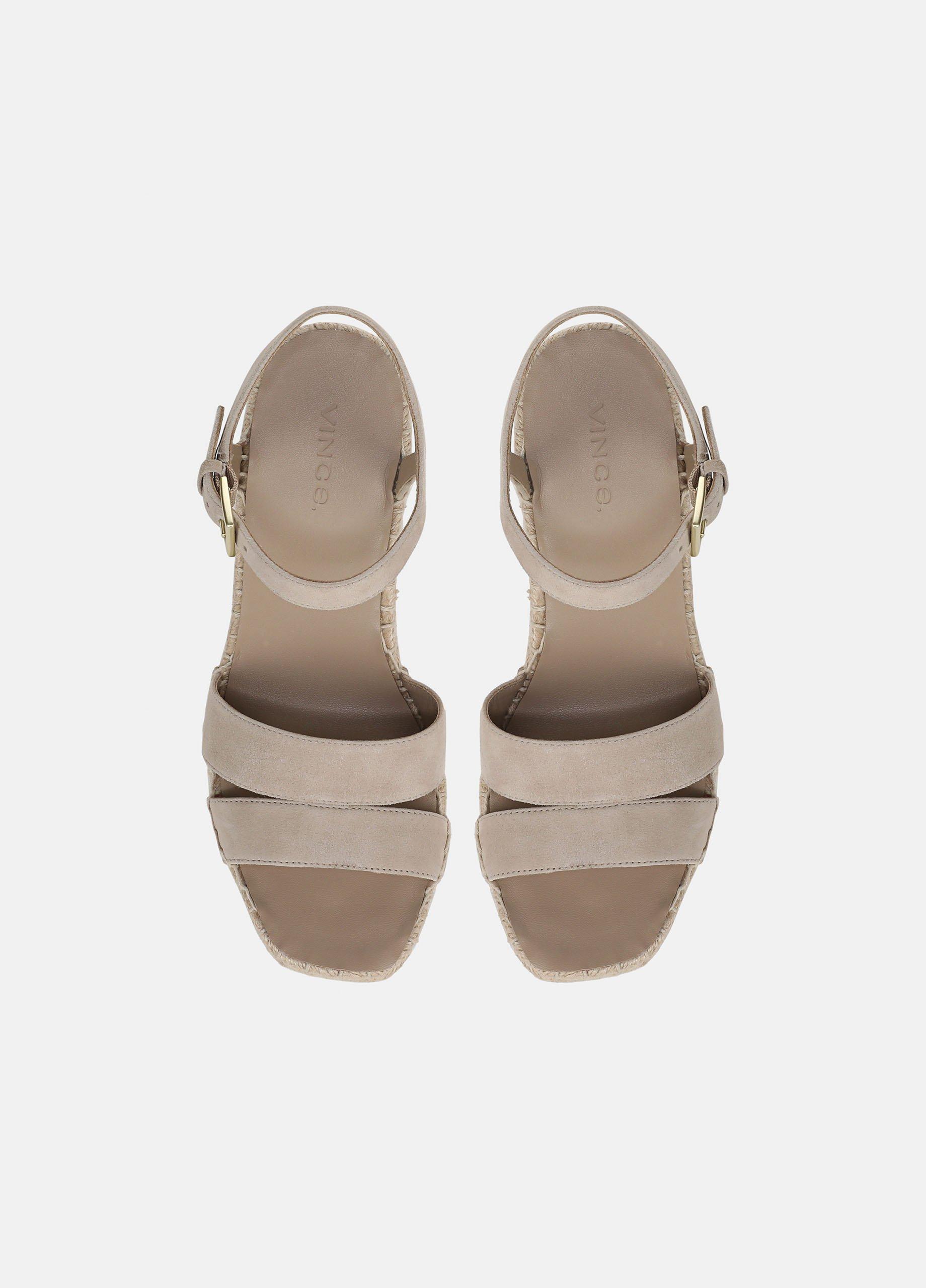 Gwen Suede Espadrille Wedge Sandals image number 3