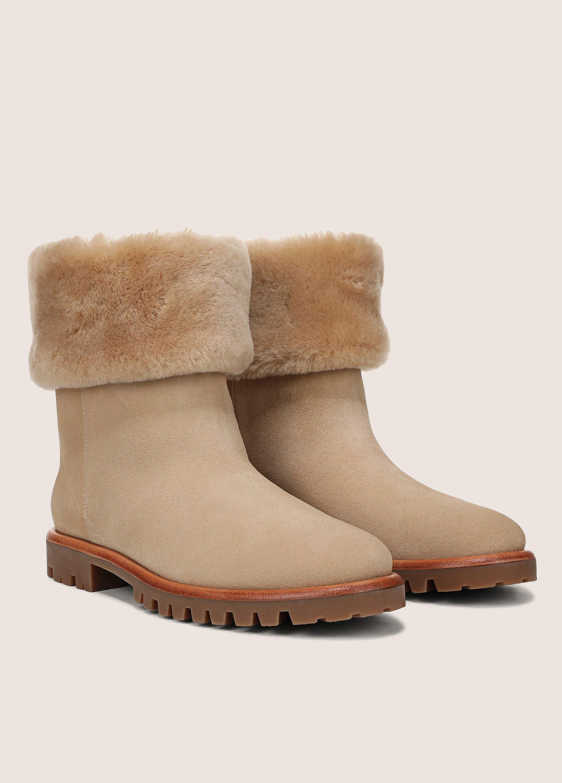 Cameron Shearling Lug-Sole Boot image number 1