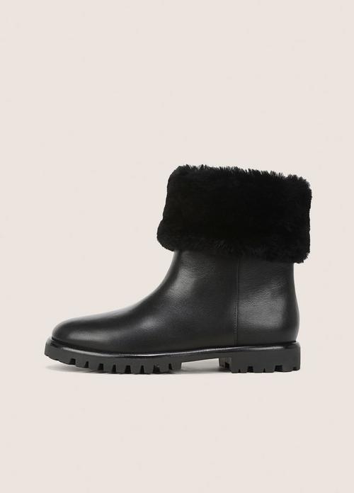 Cameron Shearling Lug-Sole Boot