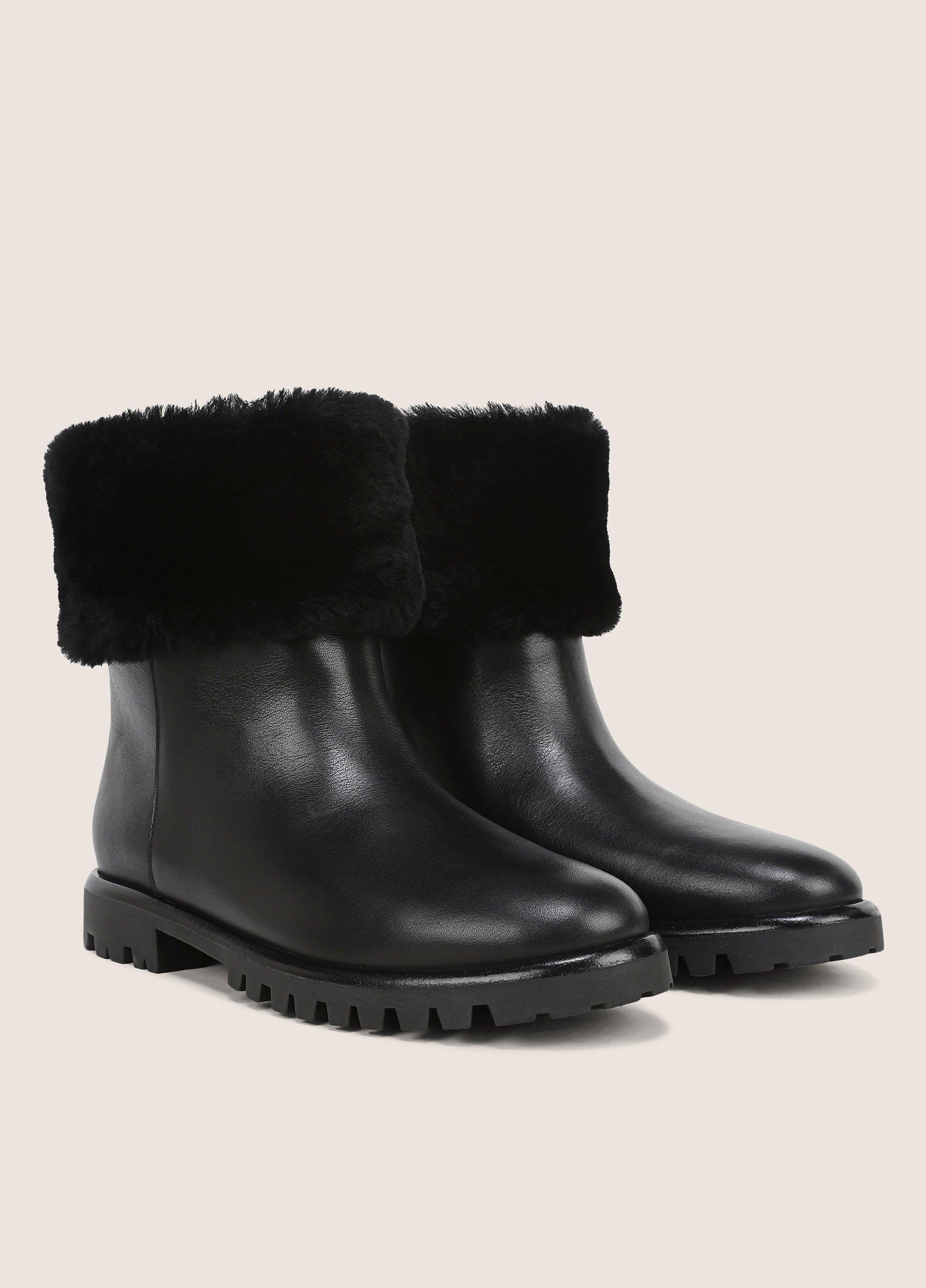 Cameron Shearling Lug-Sole Boot image number 1