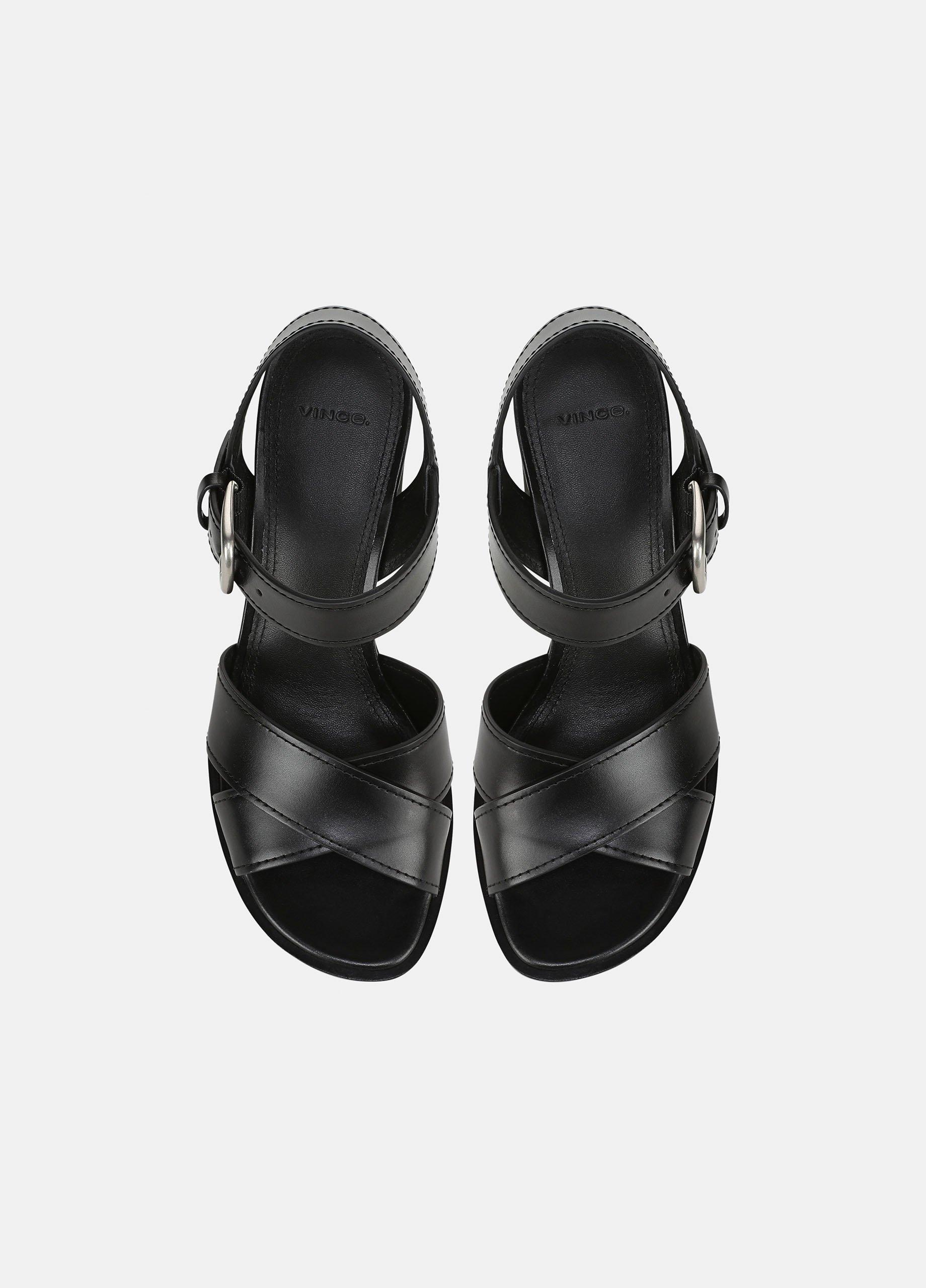 Salma Leather Heeled Sandal image number 3