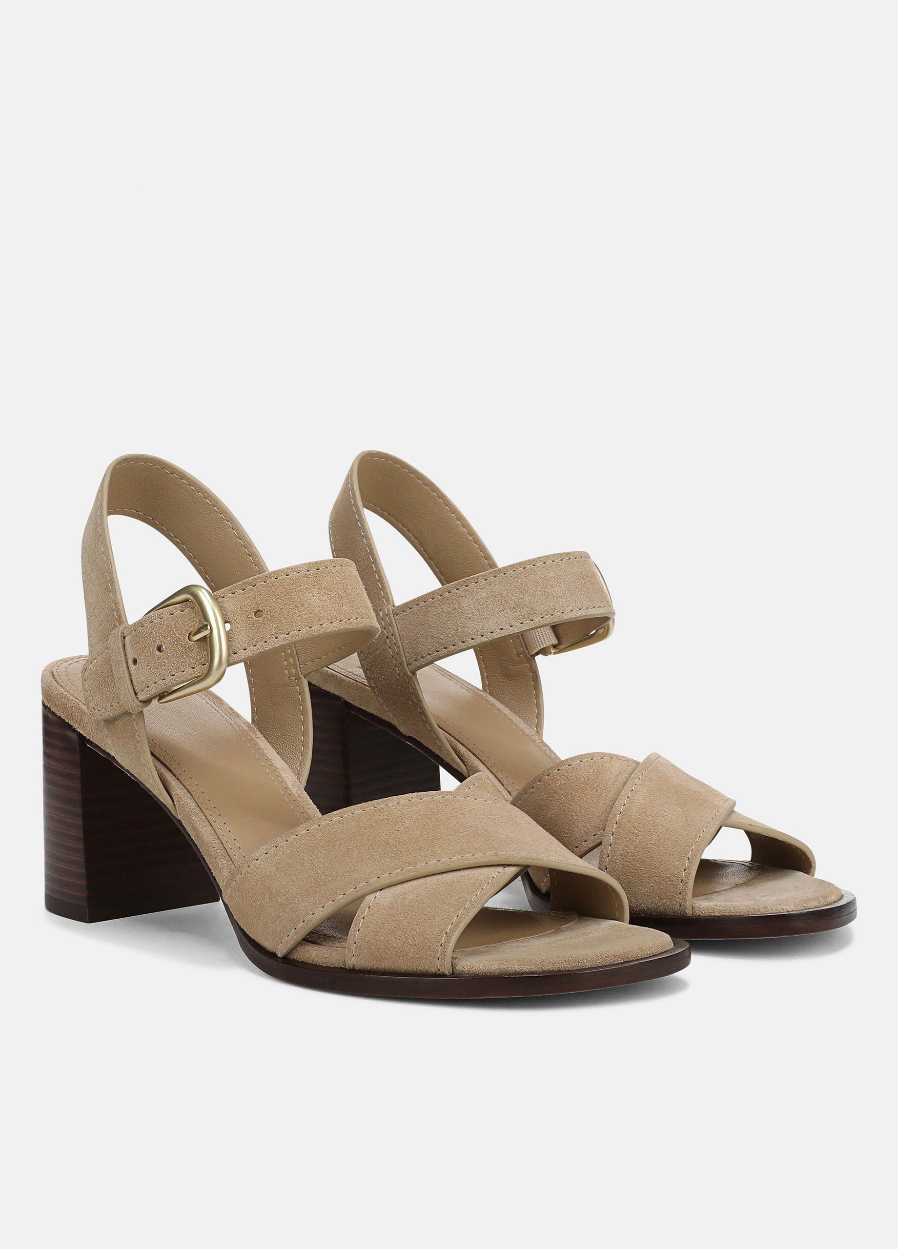 Salma Suede Heeled Sandal image number 1