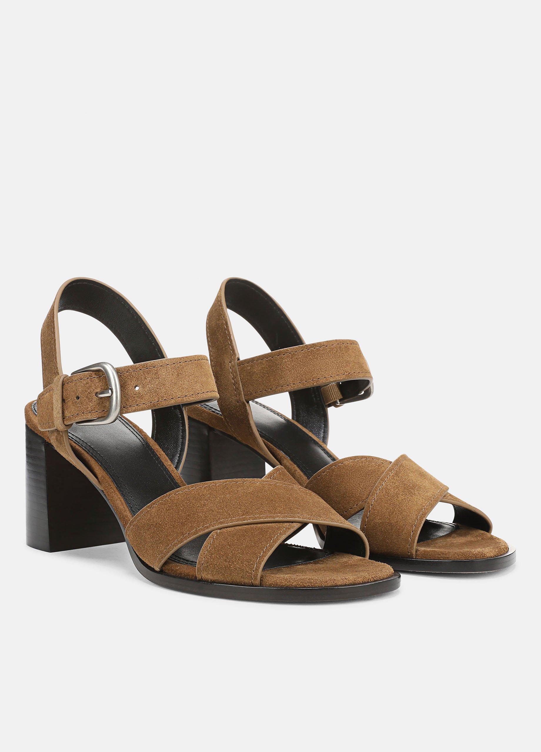 Salma Suede Heeled Sandal image number 1