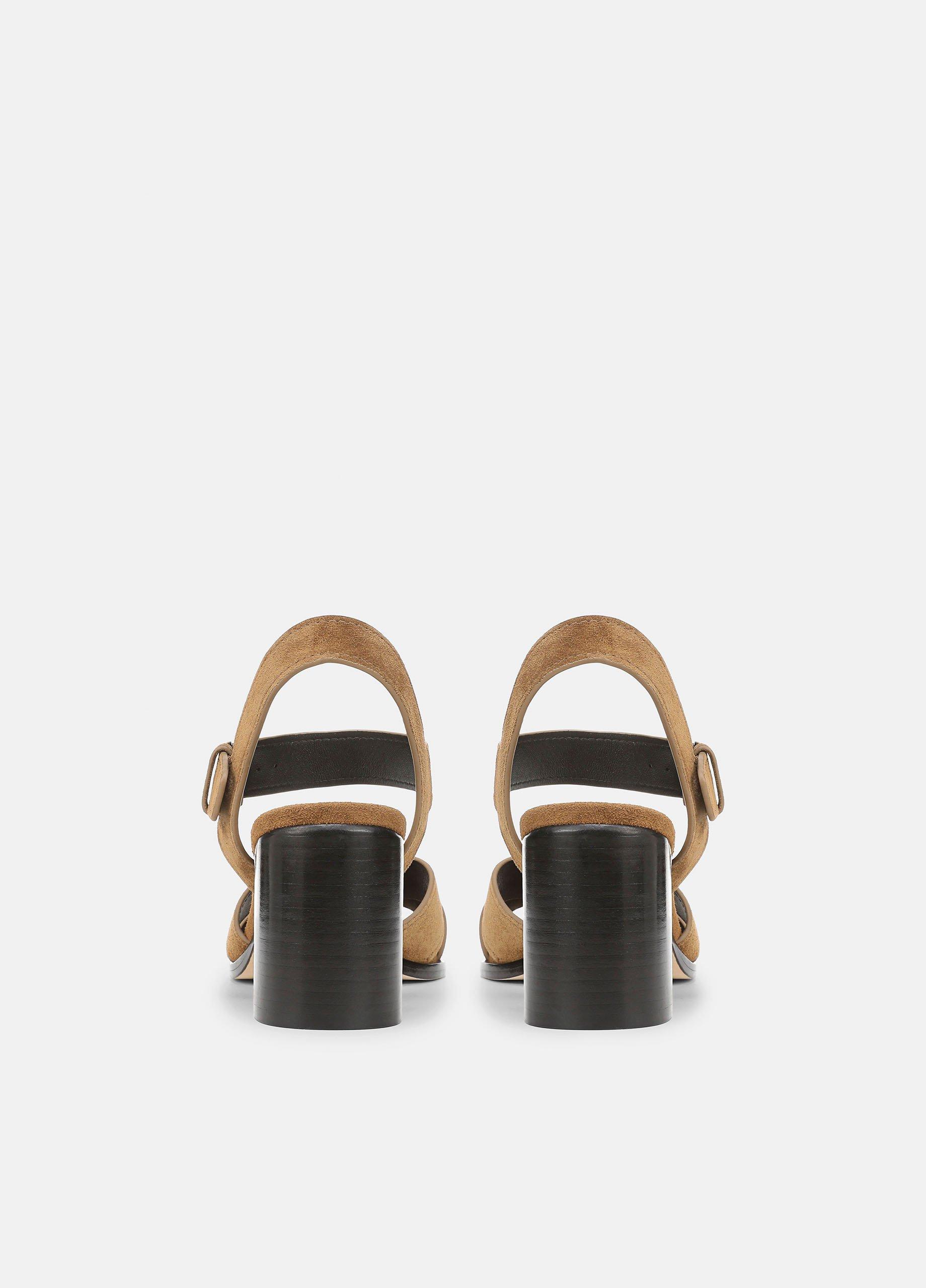 Salma Suede Heeled Sandal image number 2