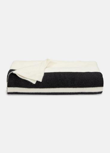 Cashmere Jersey Stripe Throw image number 0